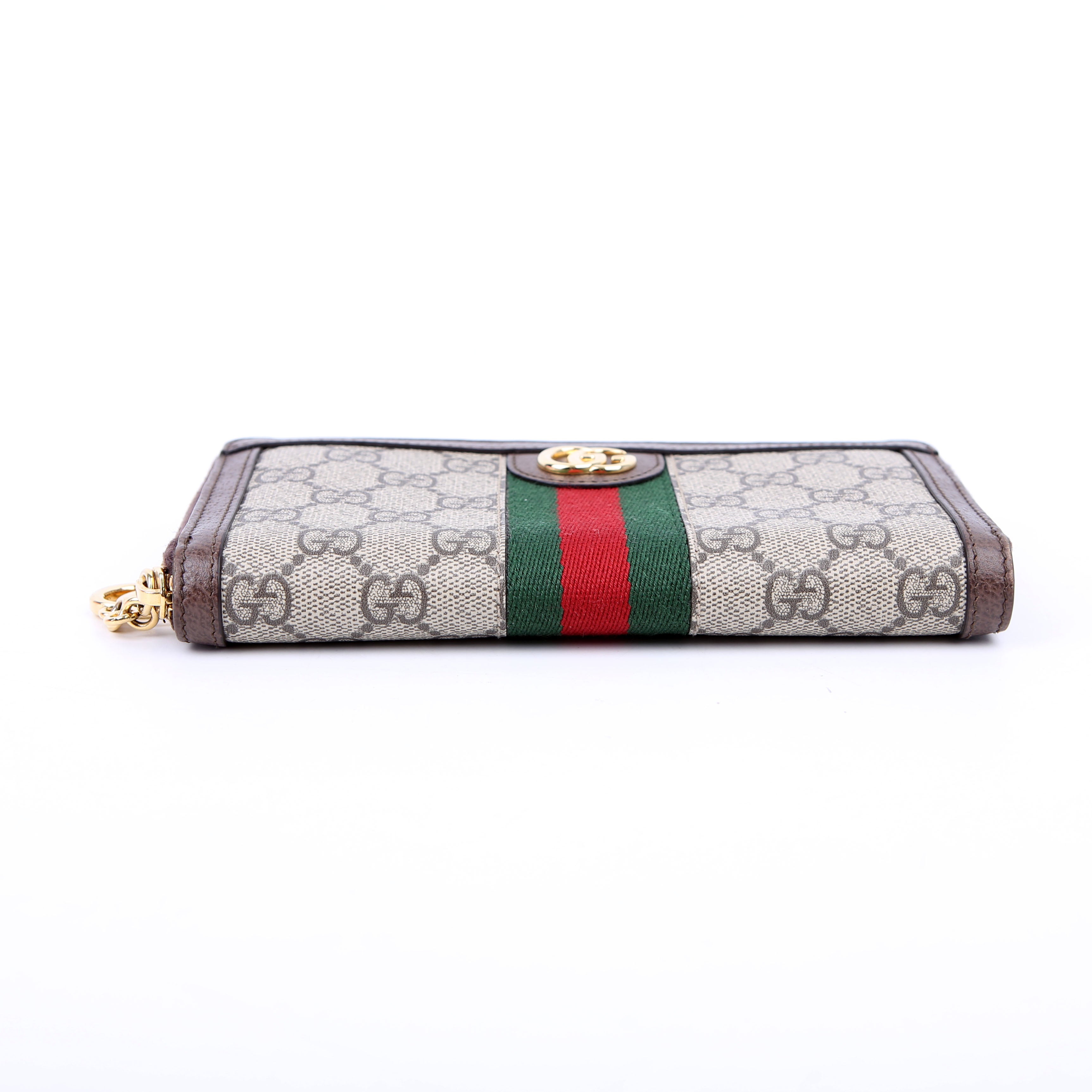Gucci 523154 GG Supreme Ophidia Zip Wallet