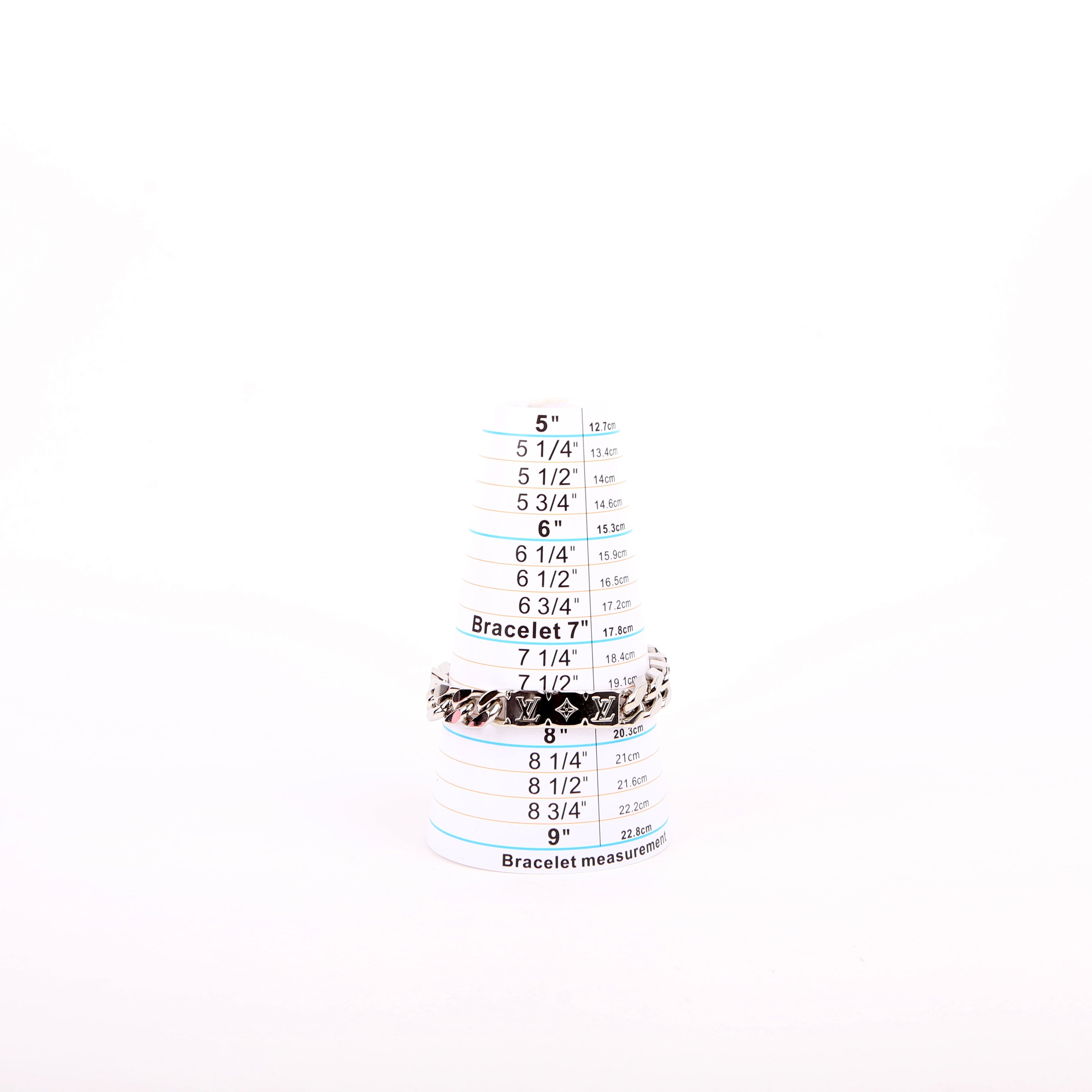 LV Chain Bracelet Silver
