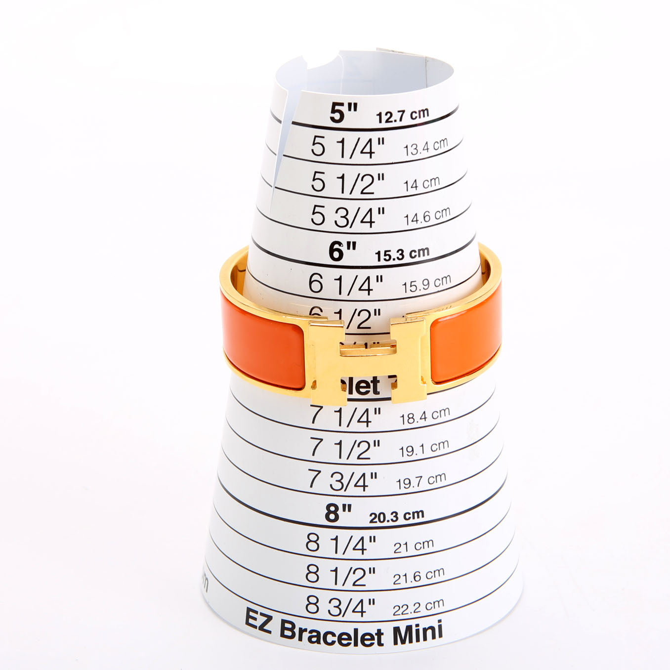 Hermes Clic Clac Wide GM Bracelet Gold/Orange