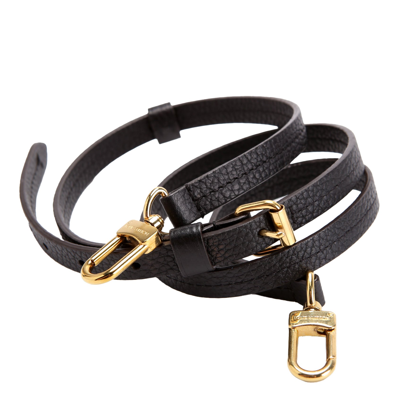 Calfskin Adjustable 10MM Strap Black