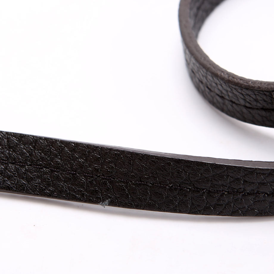 Calfskin Adjustable 10MM Strap Black