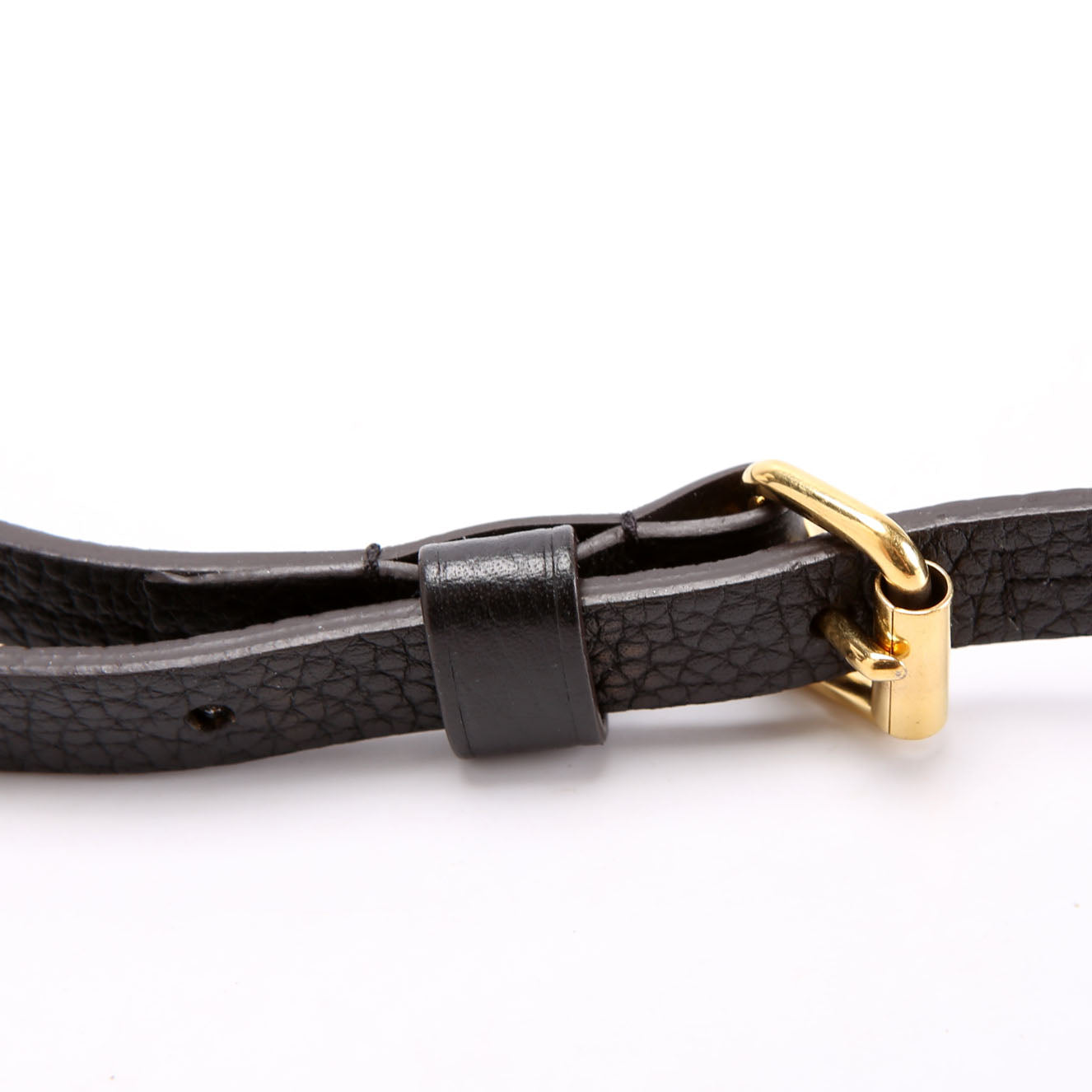 Calfskin Adjustable 10MM Strap Black