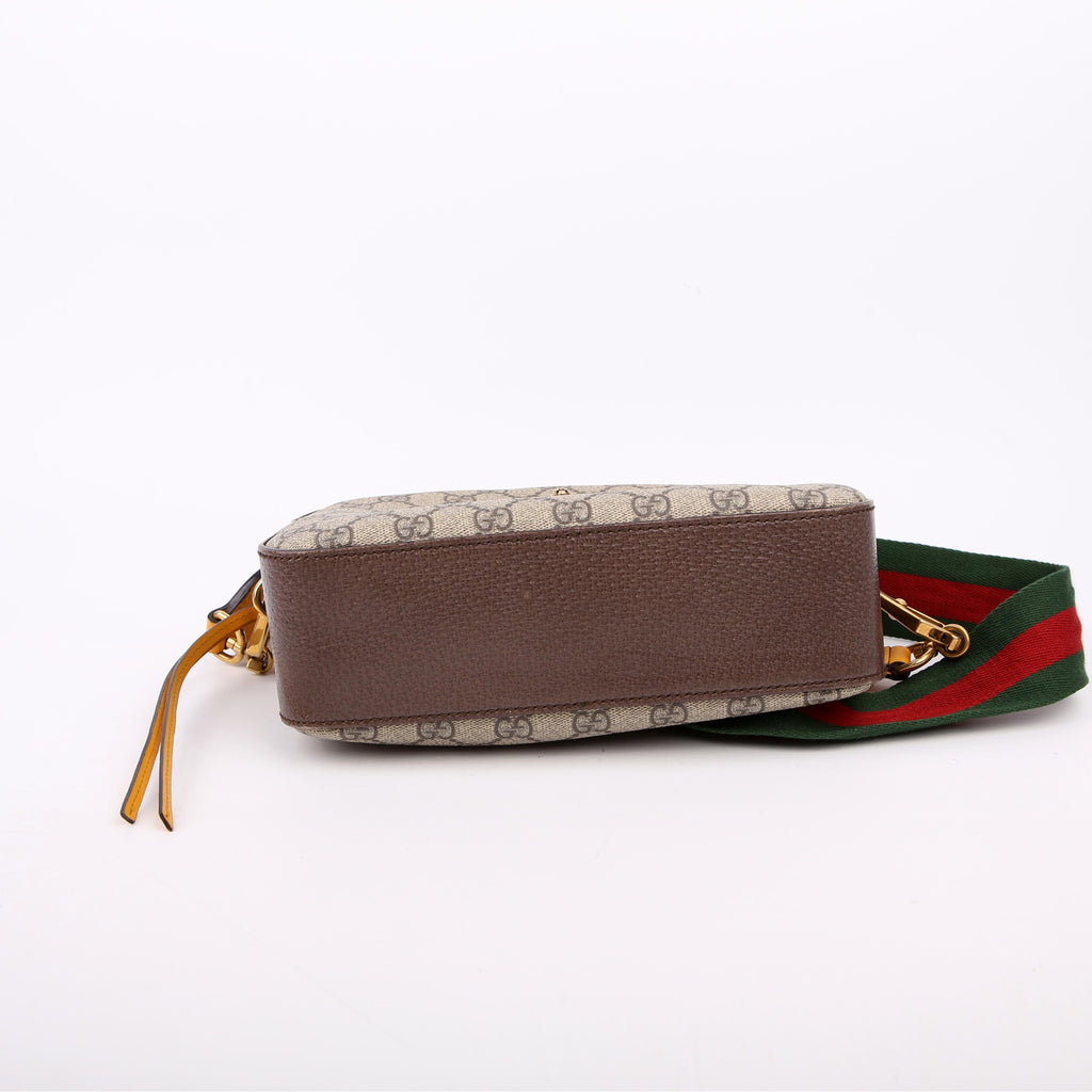 Gucci 476466 GG Supreme Messenger Bag Brown