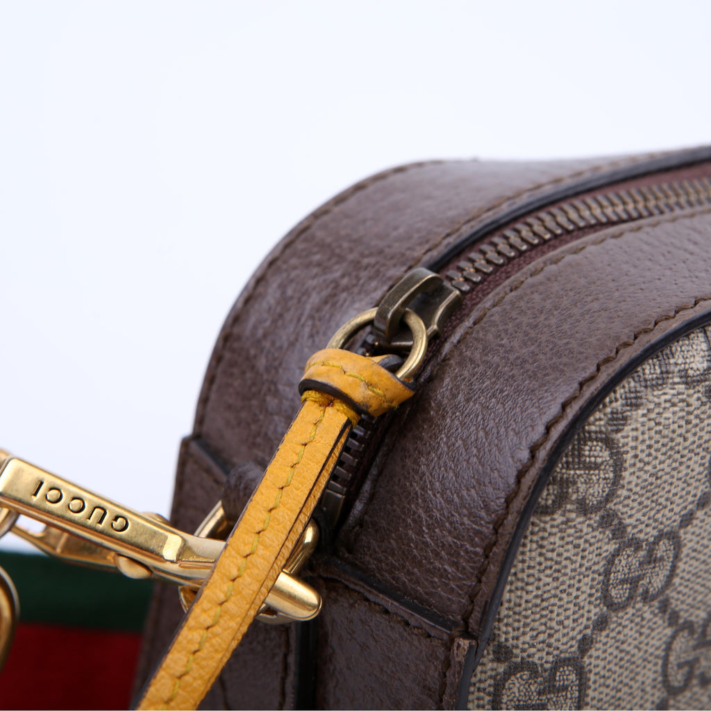 Gucci 476466 GG Supreme Messenger Bag Brown