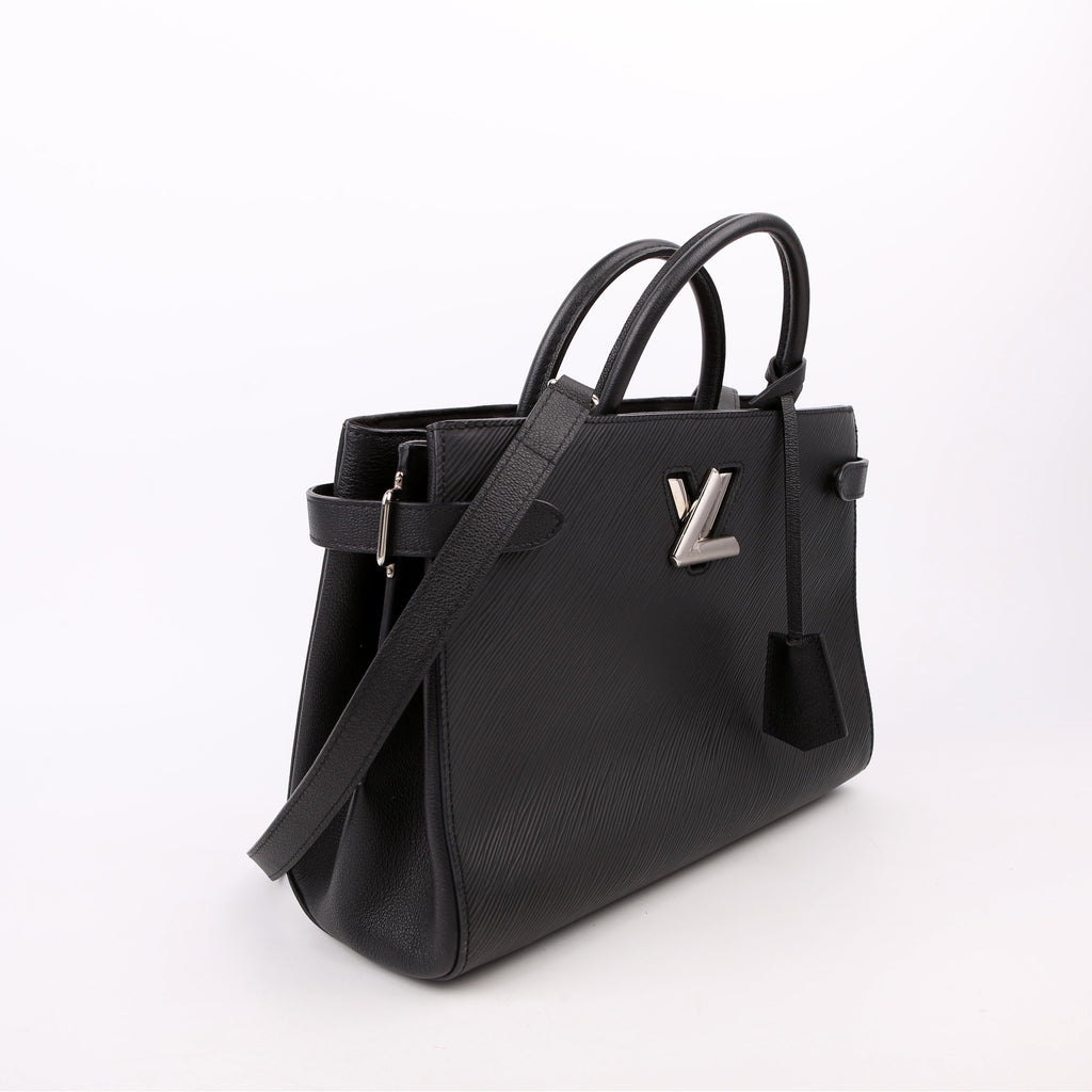 Twist Tote Epi Black