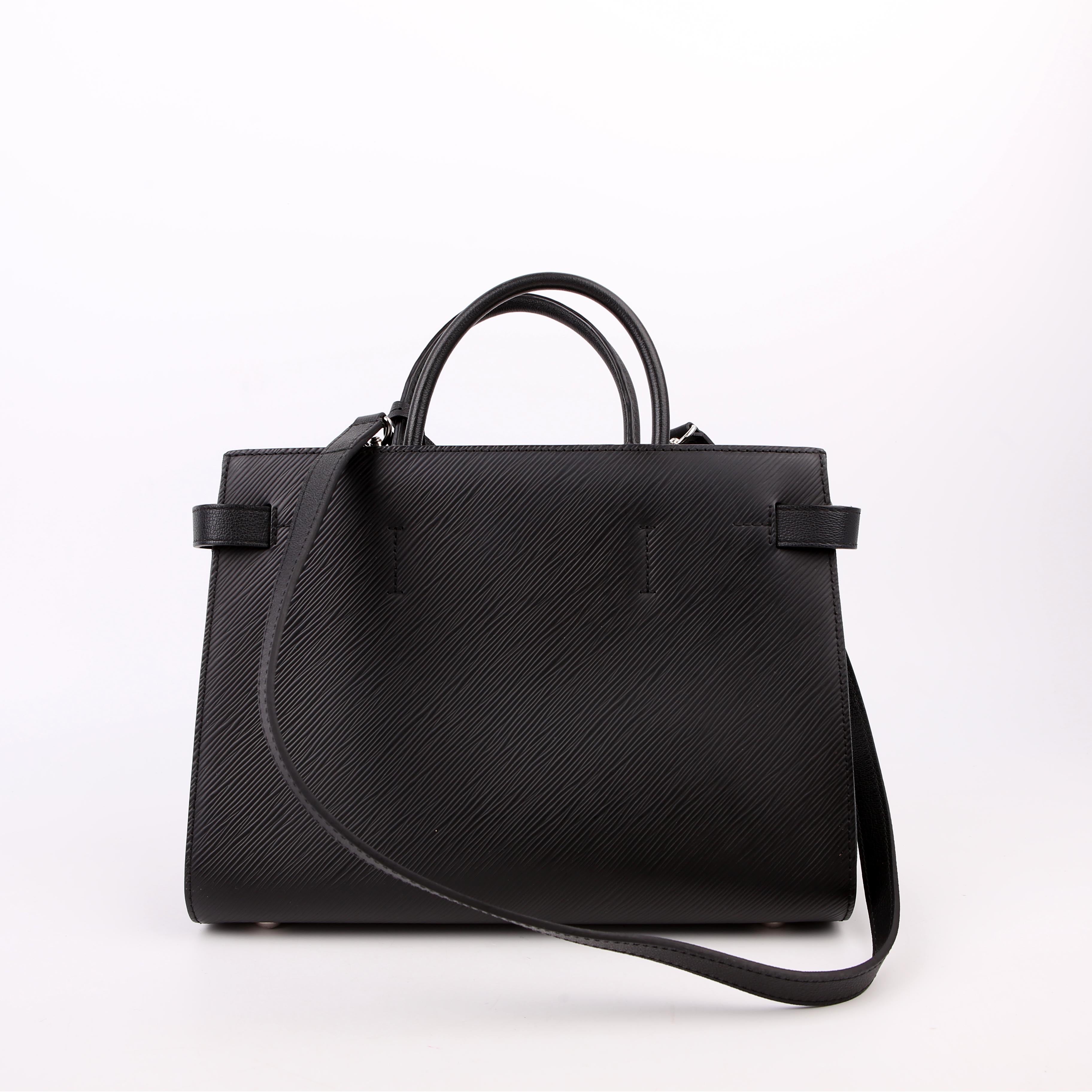 Twist Tote Epi Black