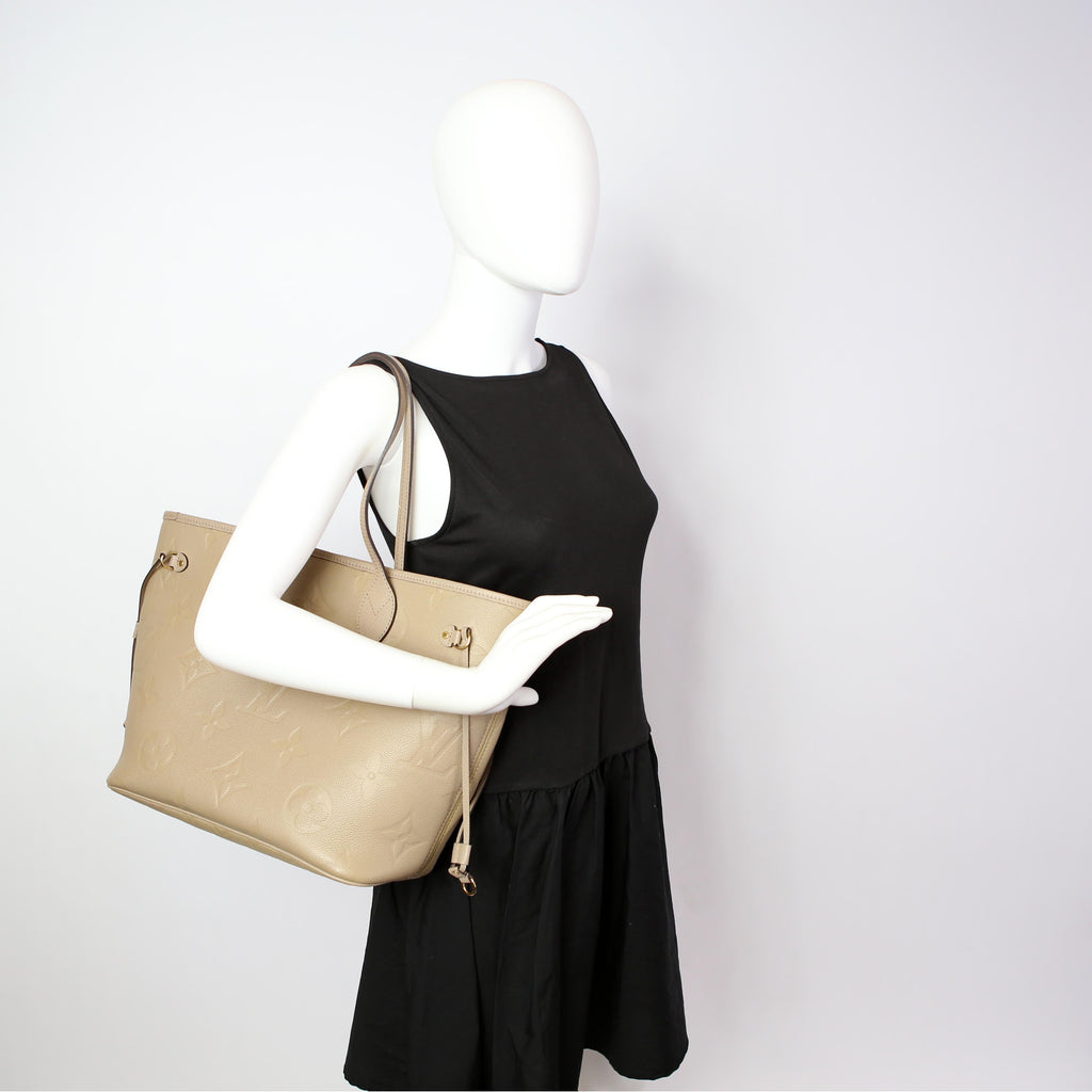 Neverfull MM Empreinte Taupe