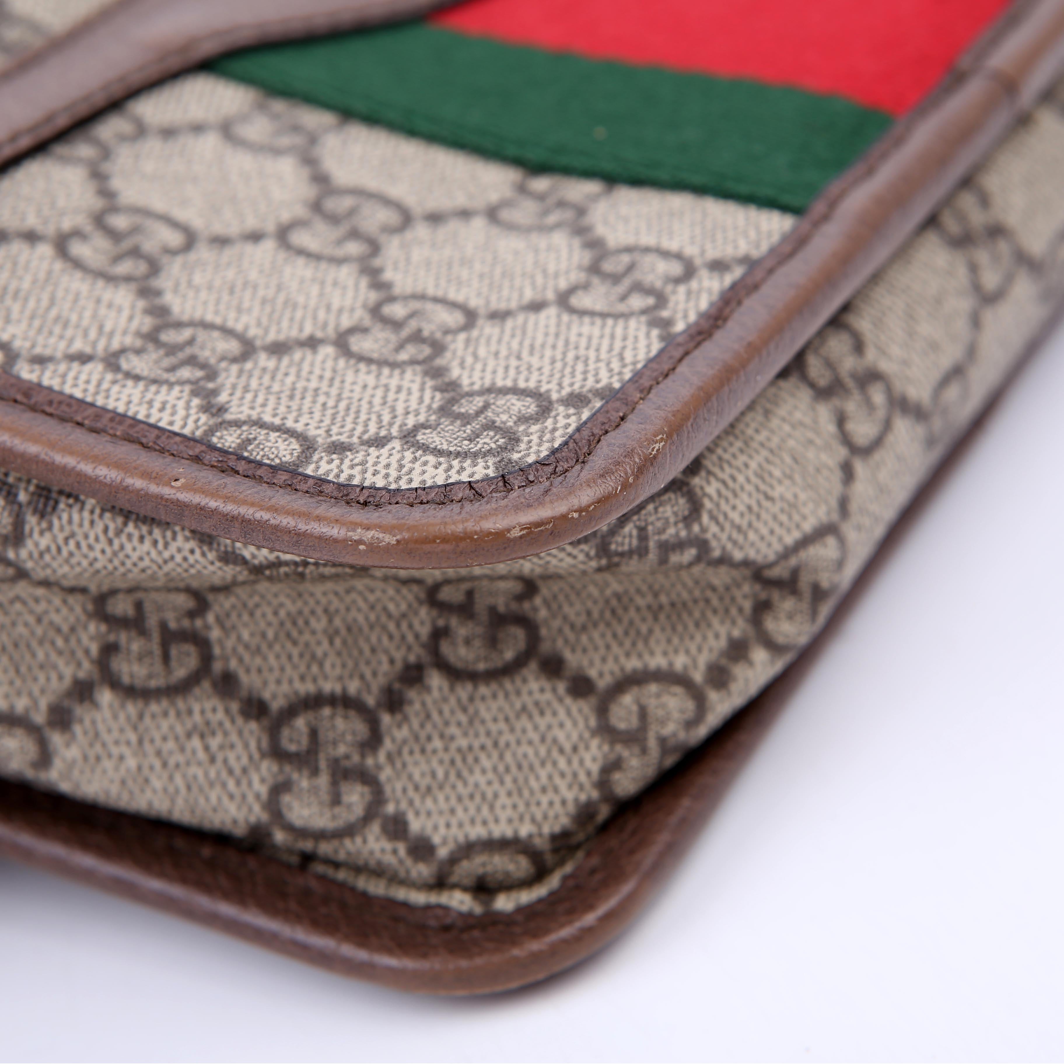 598130 Ophidia Top Handle Camera Bag Brown