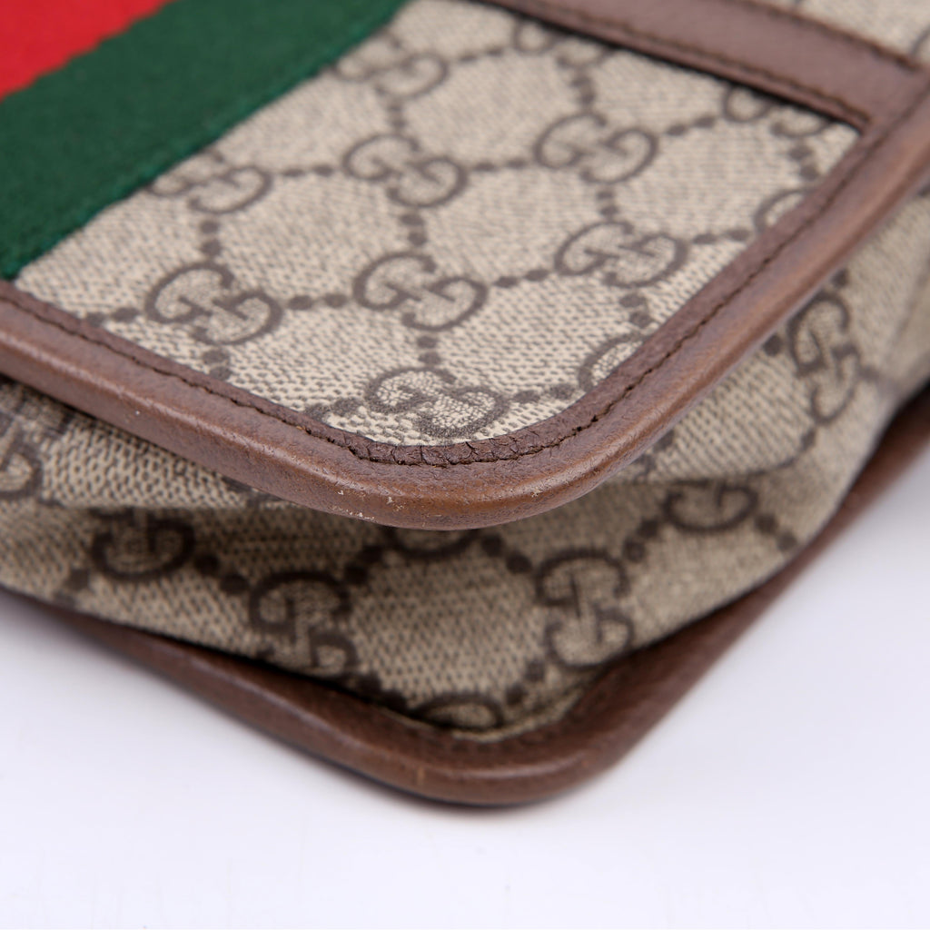 598130 Ophidia Top Handle Camera Bag Brown