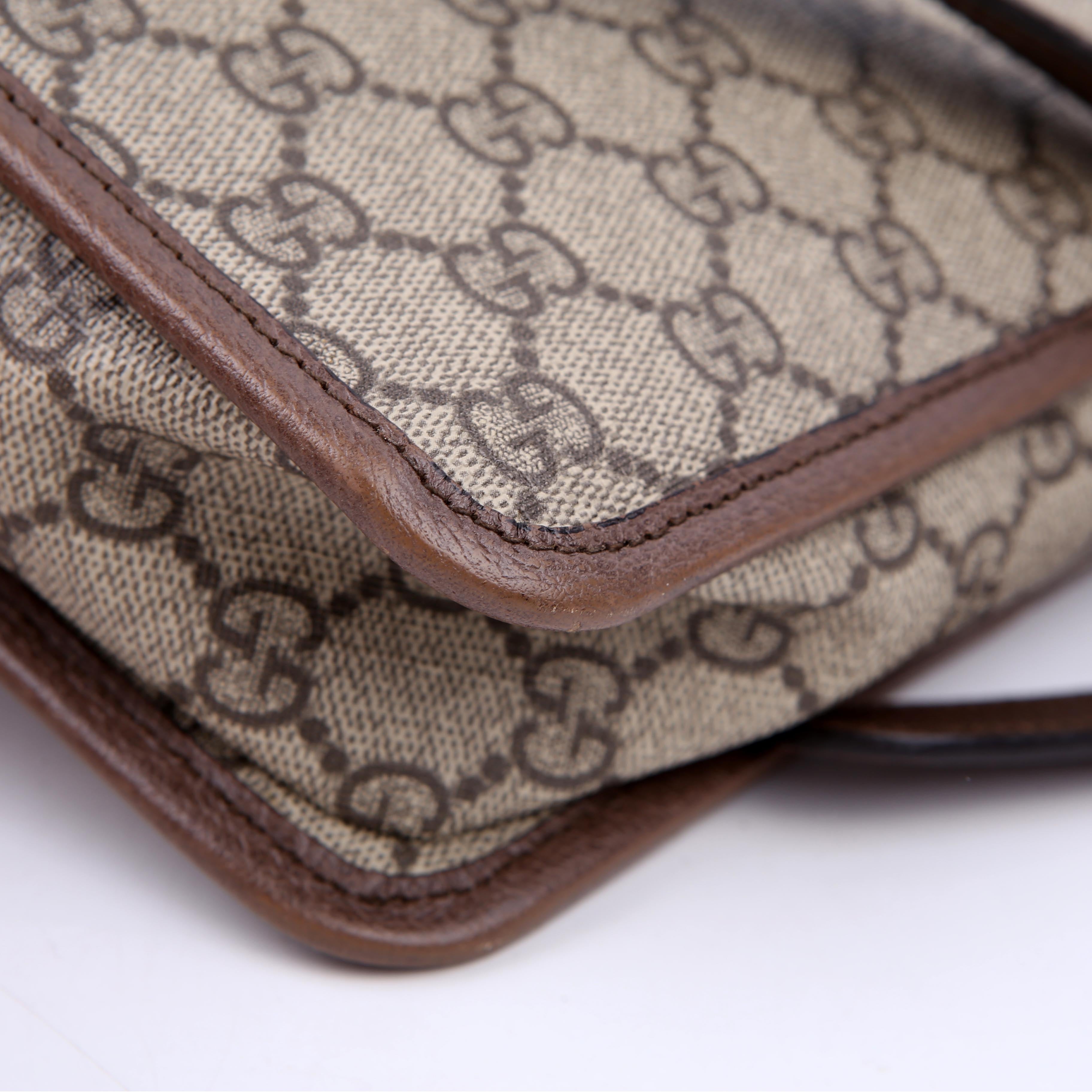 598130 Ophidia Top Handle Camera Bag Brown