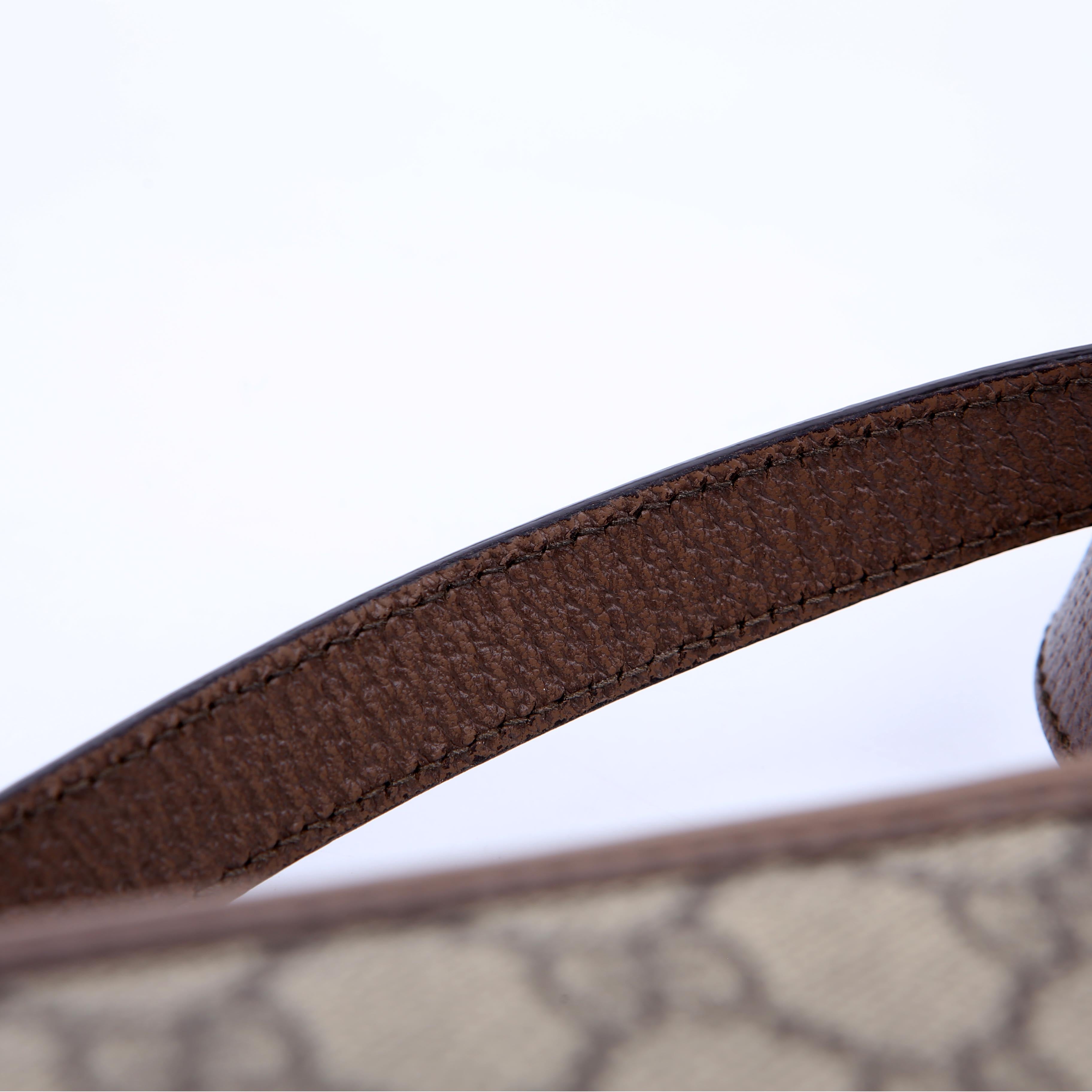 598130 Ophidia Top Handle Camera Bag Brown
