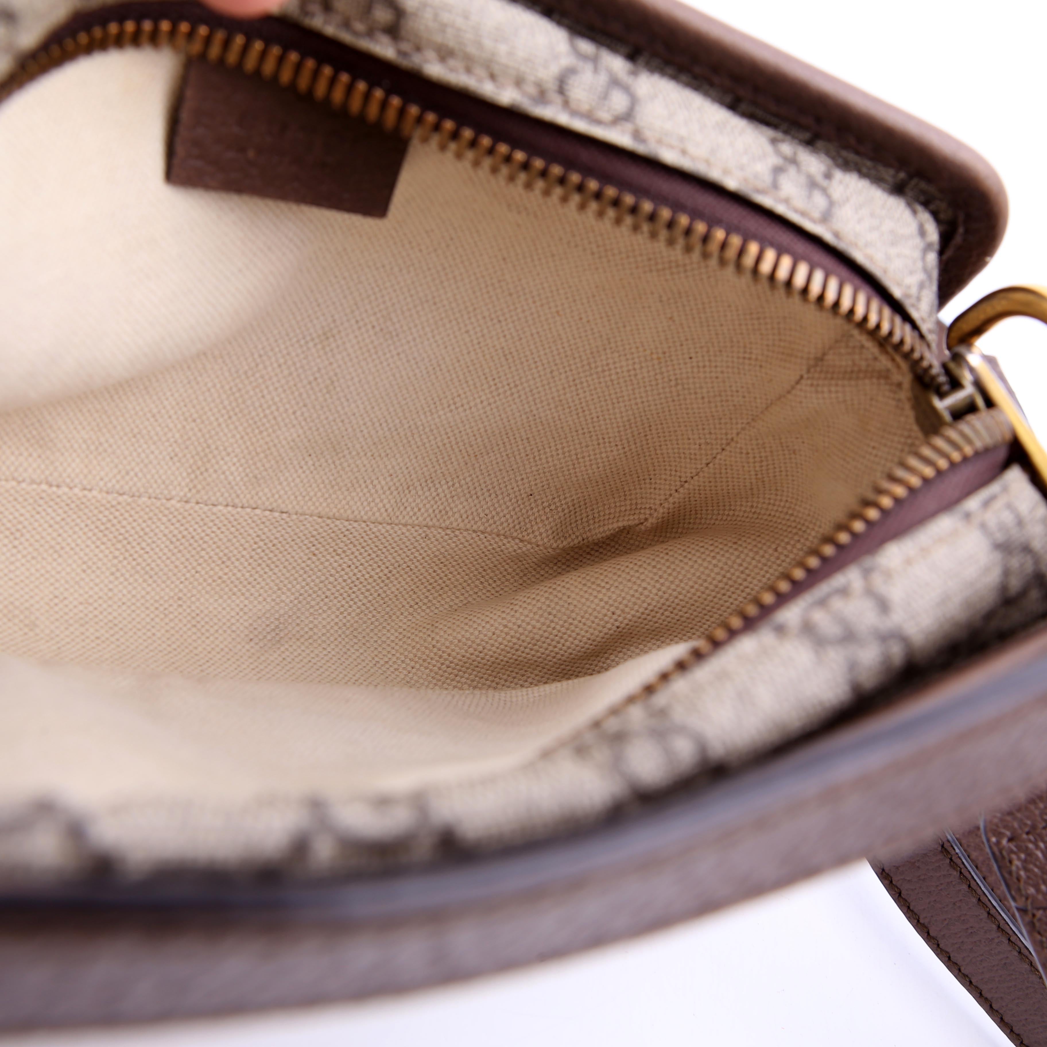 598130 Ophidia Top Handle Camera Bag Brown