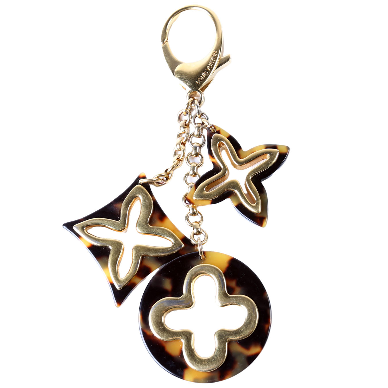 Insolence Bag Charm Gold/Brown