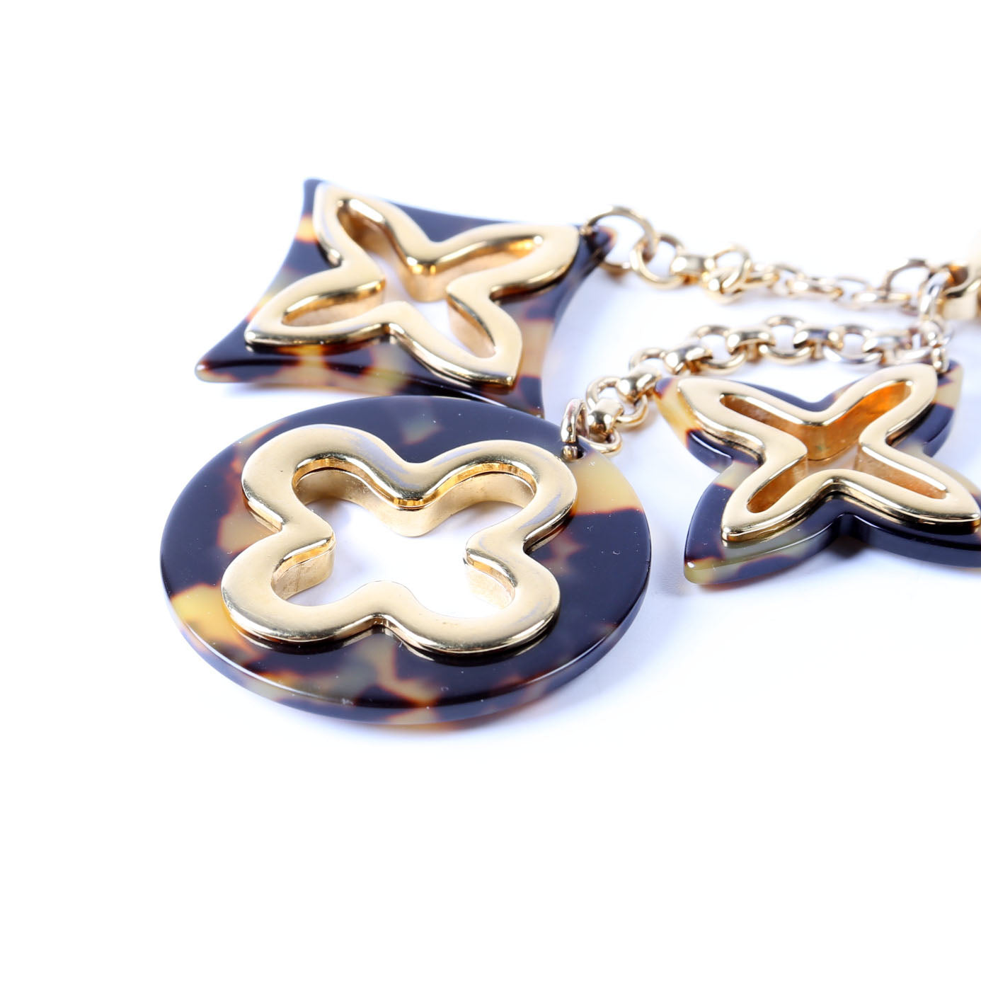 Insolence Bag Charm Gold/Brown