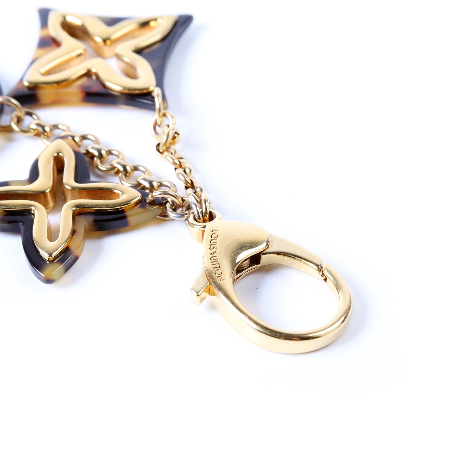 Insolence Bag Charm Gold/Brown