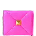 Roman Stud Bi-Fold Wallet Pink