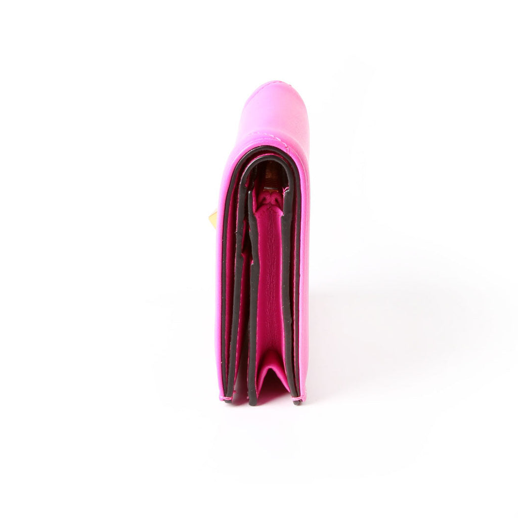 Roman Stud Bi-Fold Wallet Pink