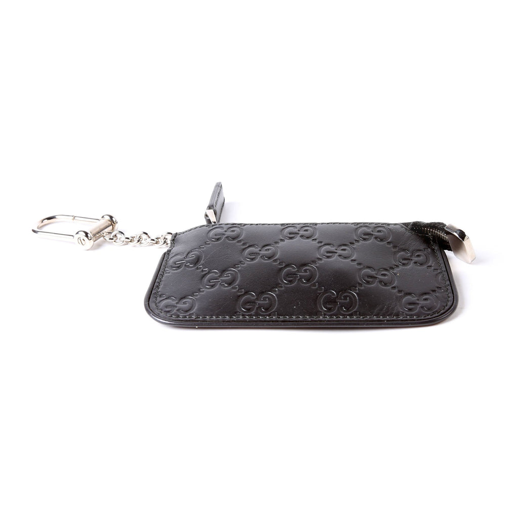 Gucci 223183 Guccissima Key Pouch Black