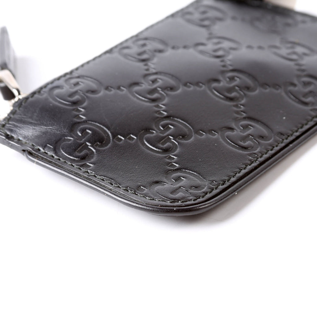 Gucci 223183 Guccissima Key Pouch Black