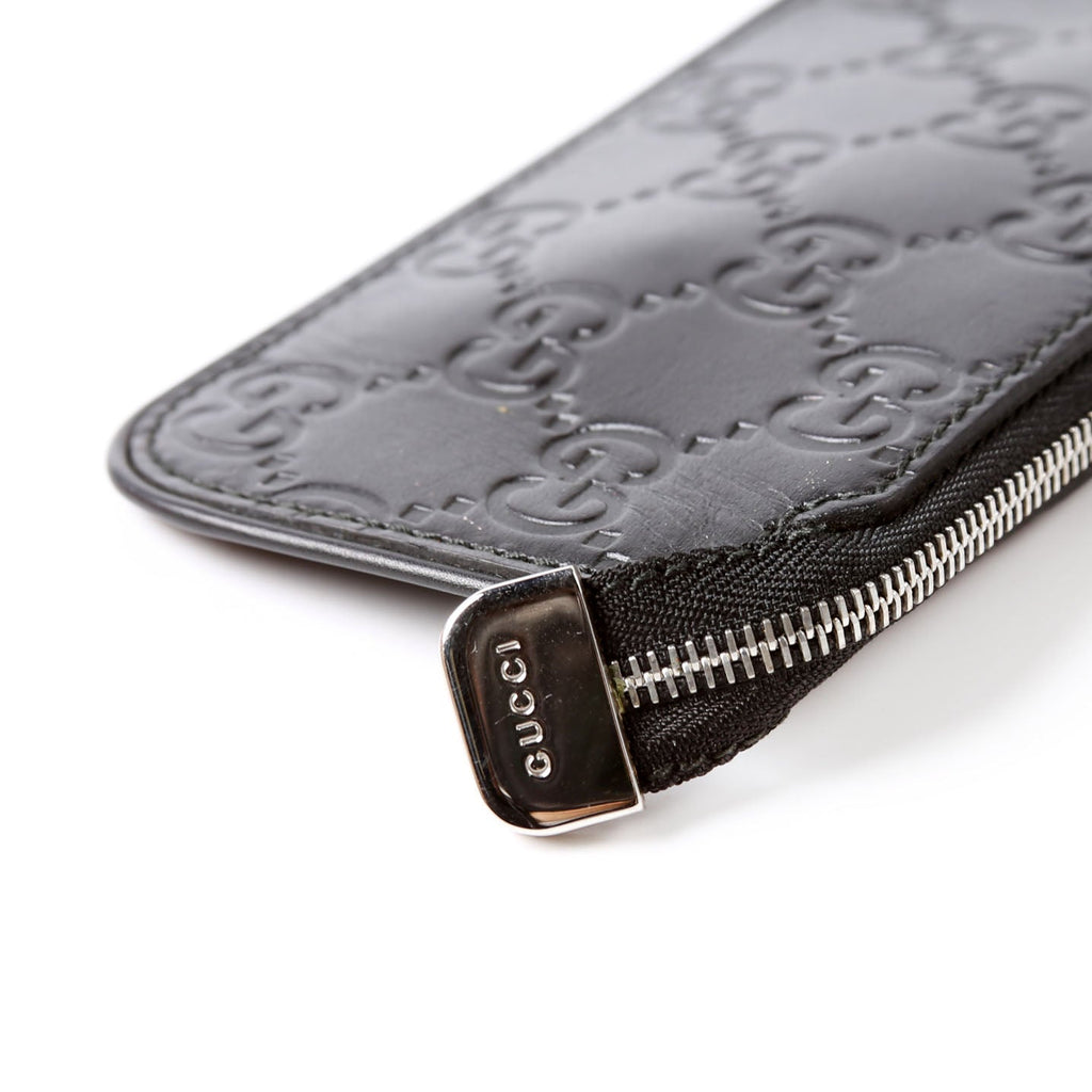 Gucci 223183 Guccissima Key Pouch Black