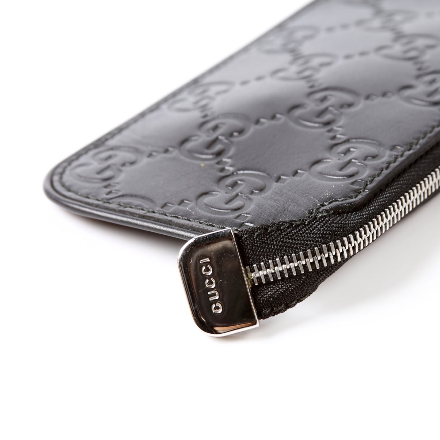 Gucci 223183 Guccissima Key Pouch Black
