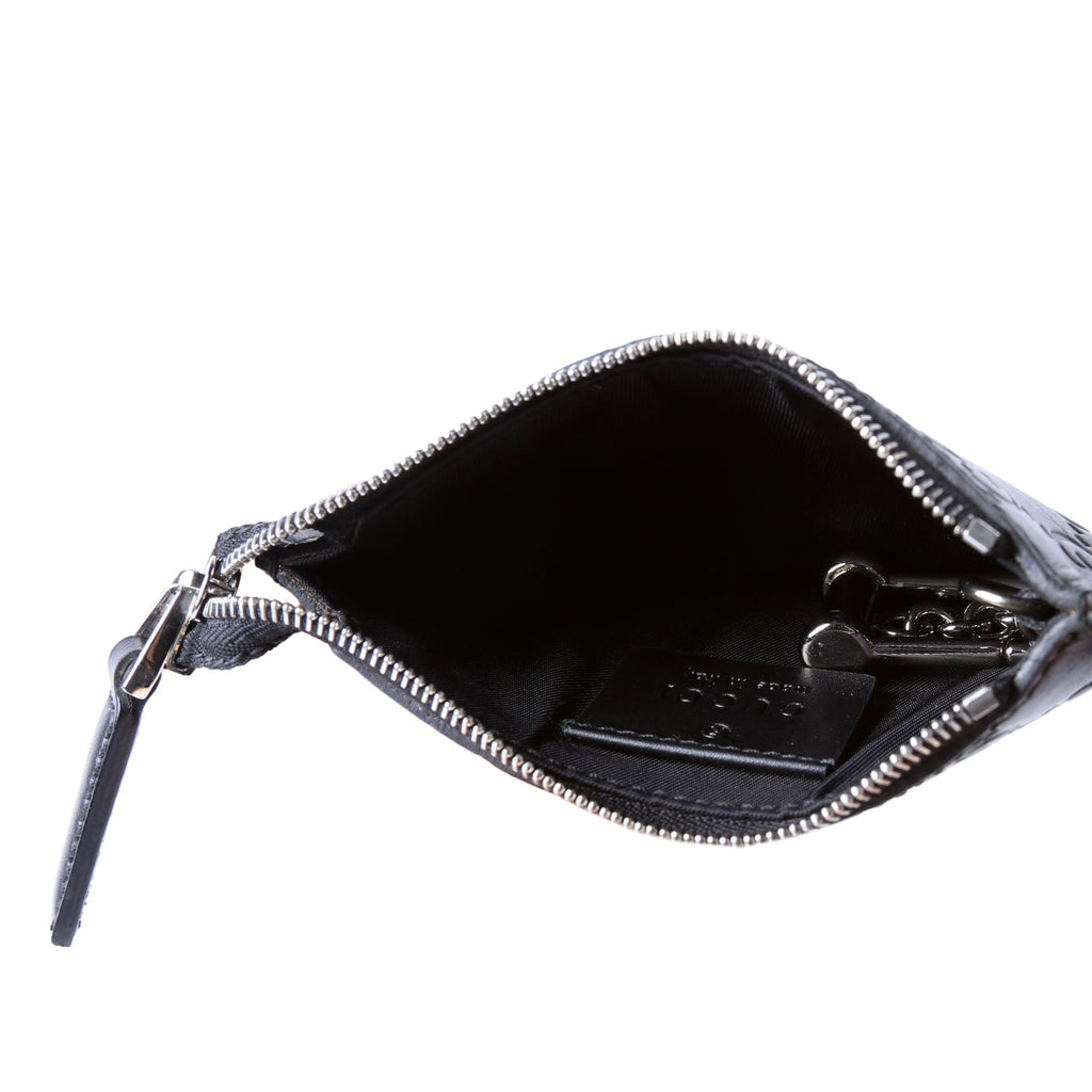 Gucci 223183 Guccissima Key Pouch Black