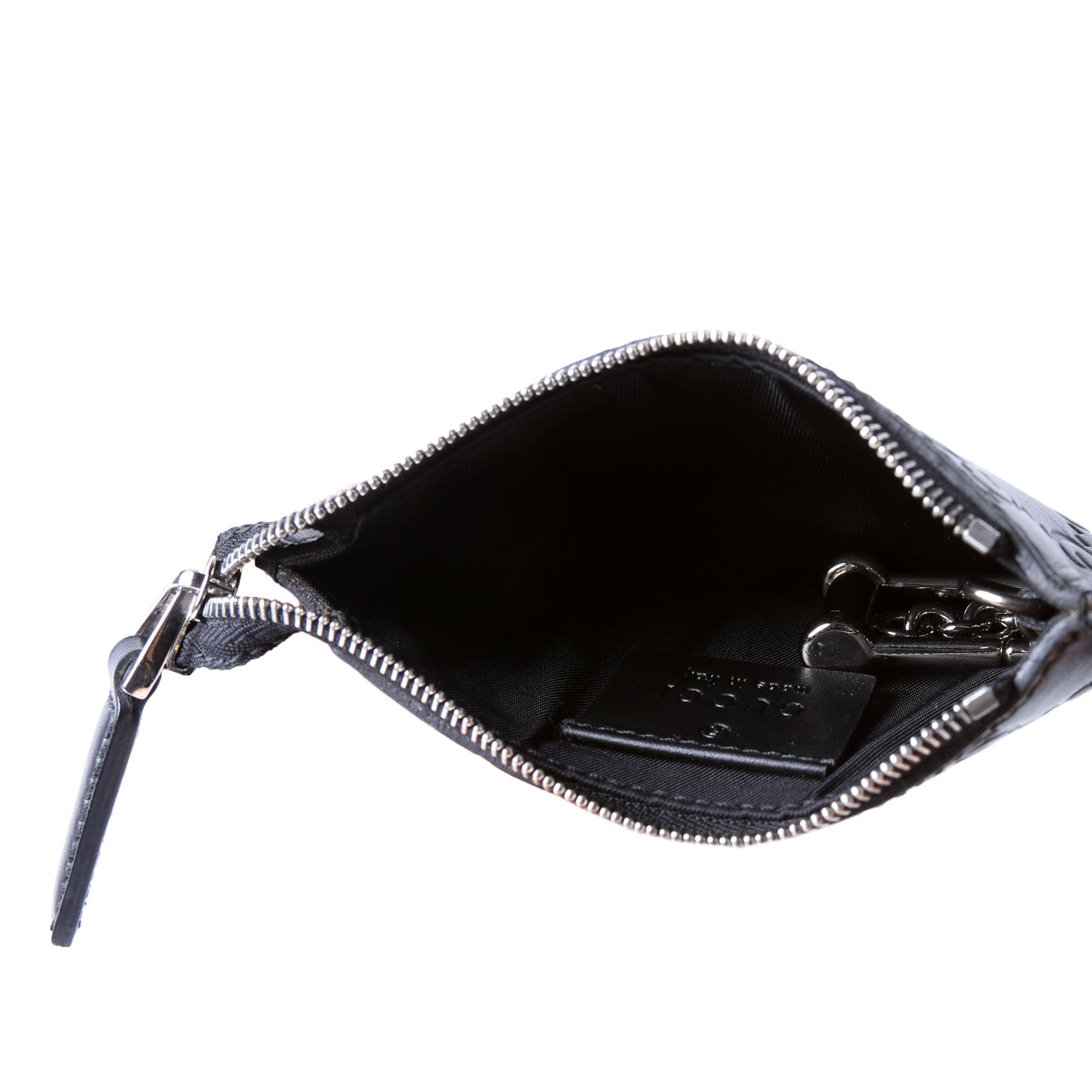 Gucci 223183 Guccissima Key Pouch Black