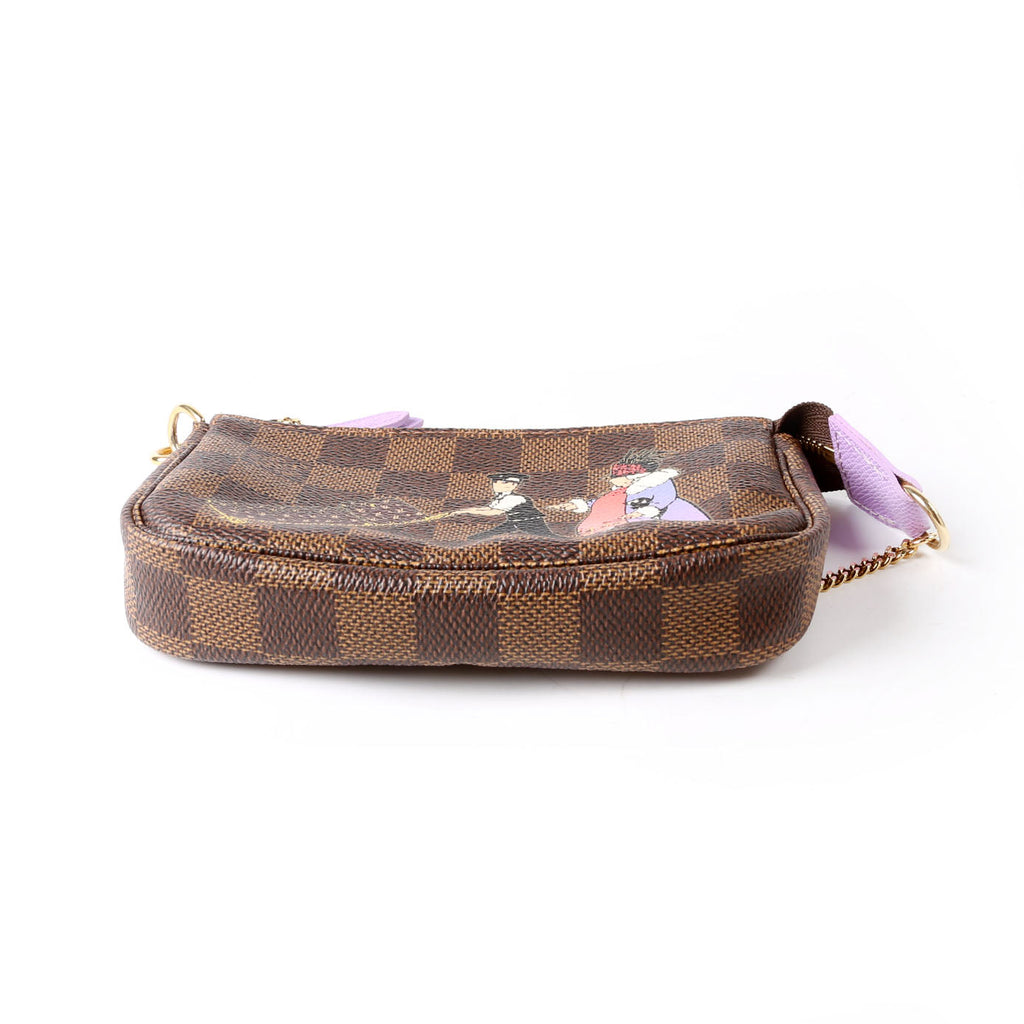 Pochette Accessories Mini Illustre Damier Ebene