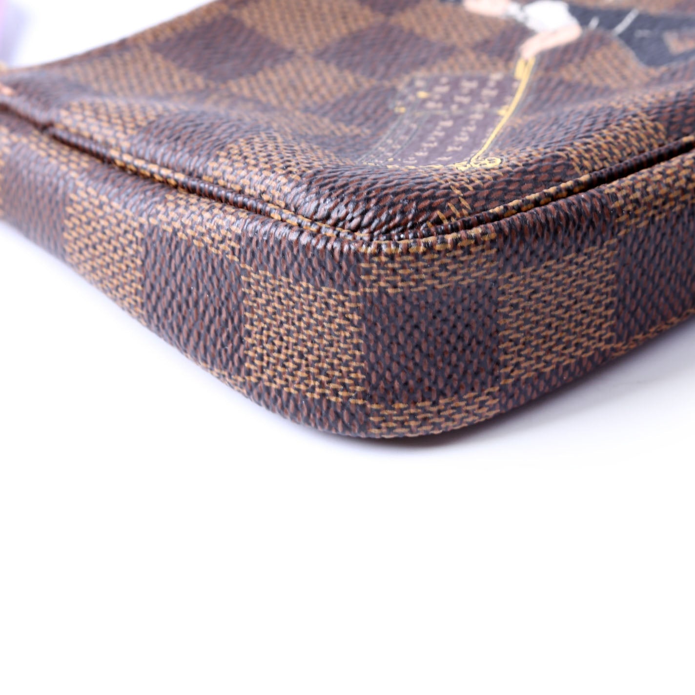 Pochette Accessories Mini Illustre Damier Ebene
