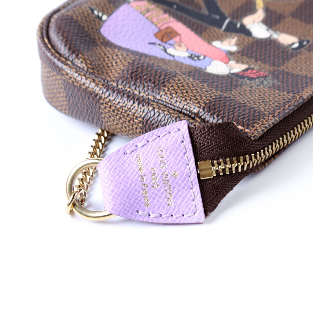 Pochette Accessories Mini Illustre Damier Ebene
