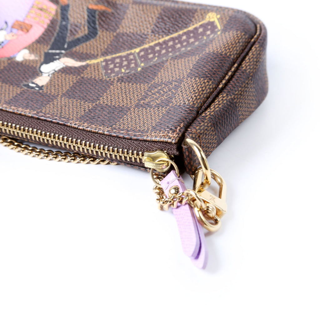 Pochette Accessories Mini Illustre Damier Ebene
