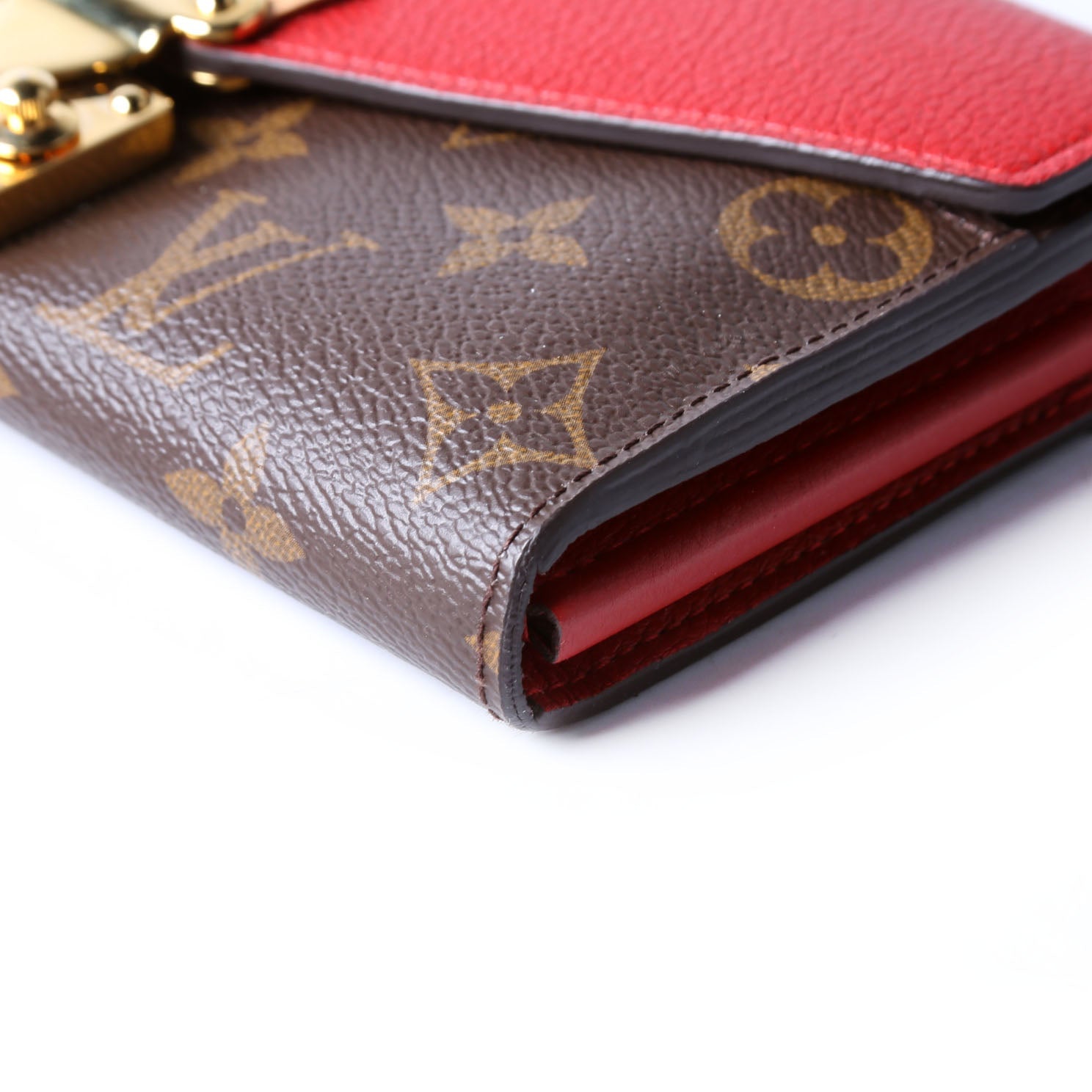 Pallas Wallet Monogram Long Red