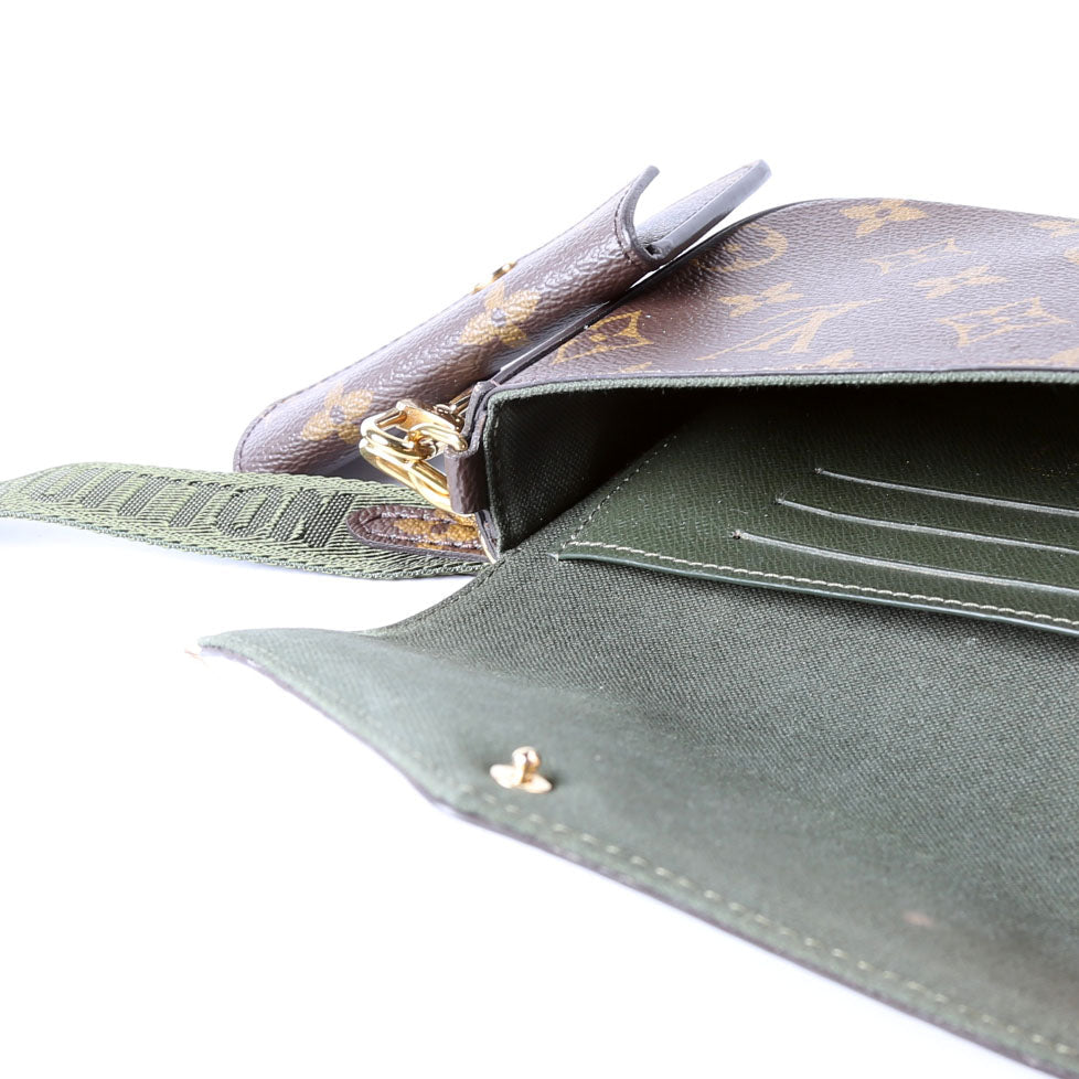 Felicie Strap And Go Monogram Green