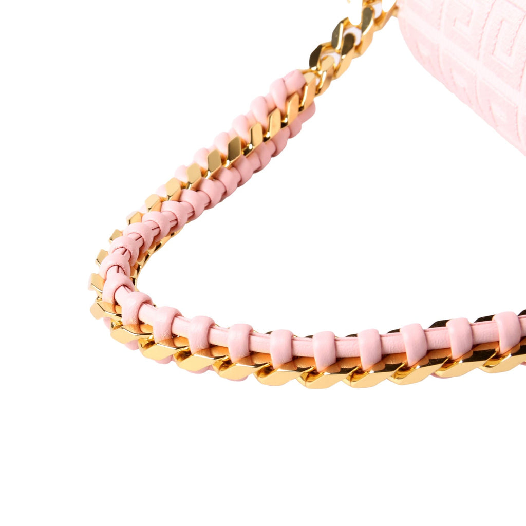 4G Embroidered Chain Crossbody Pink