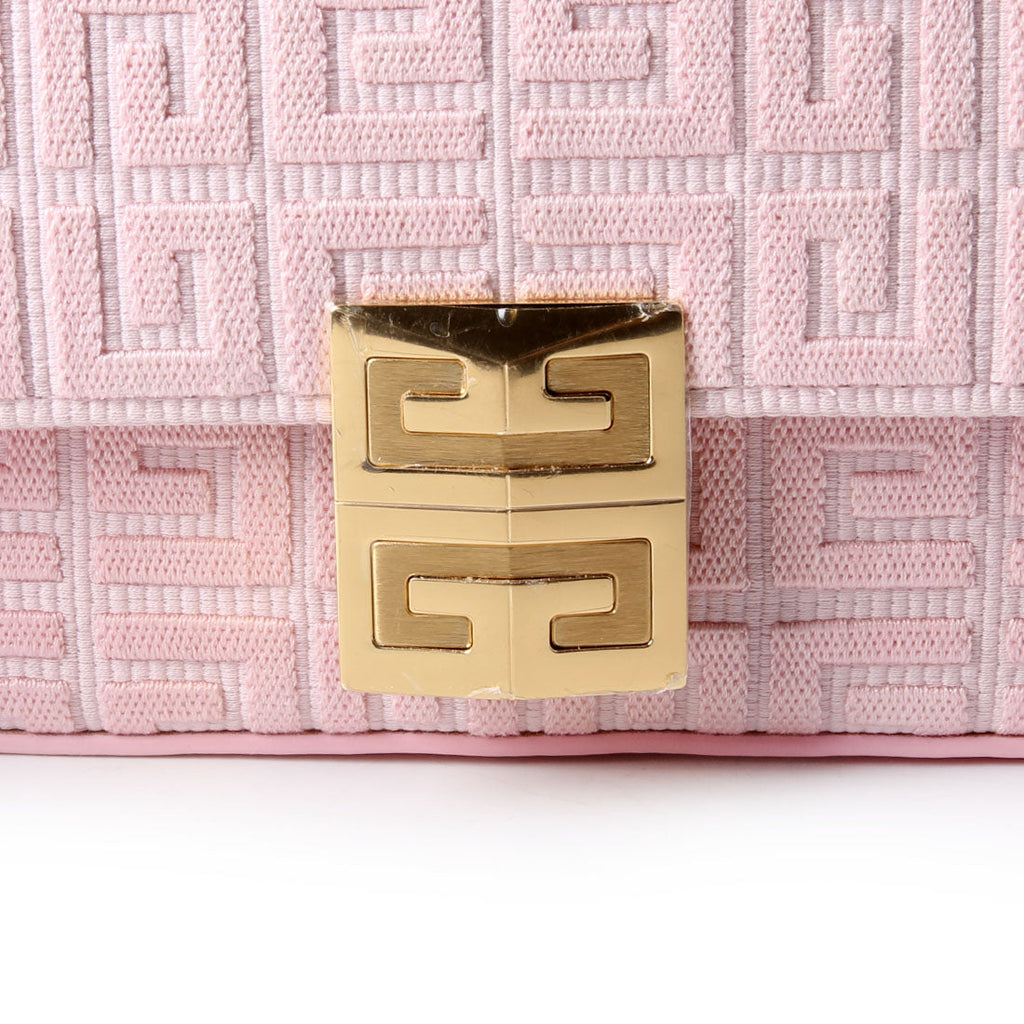 4G Embroidered Chain Crossbody Pink