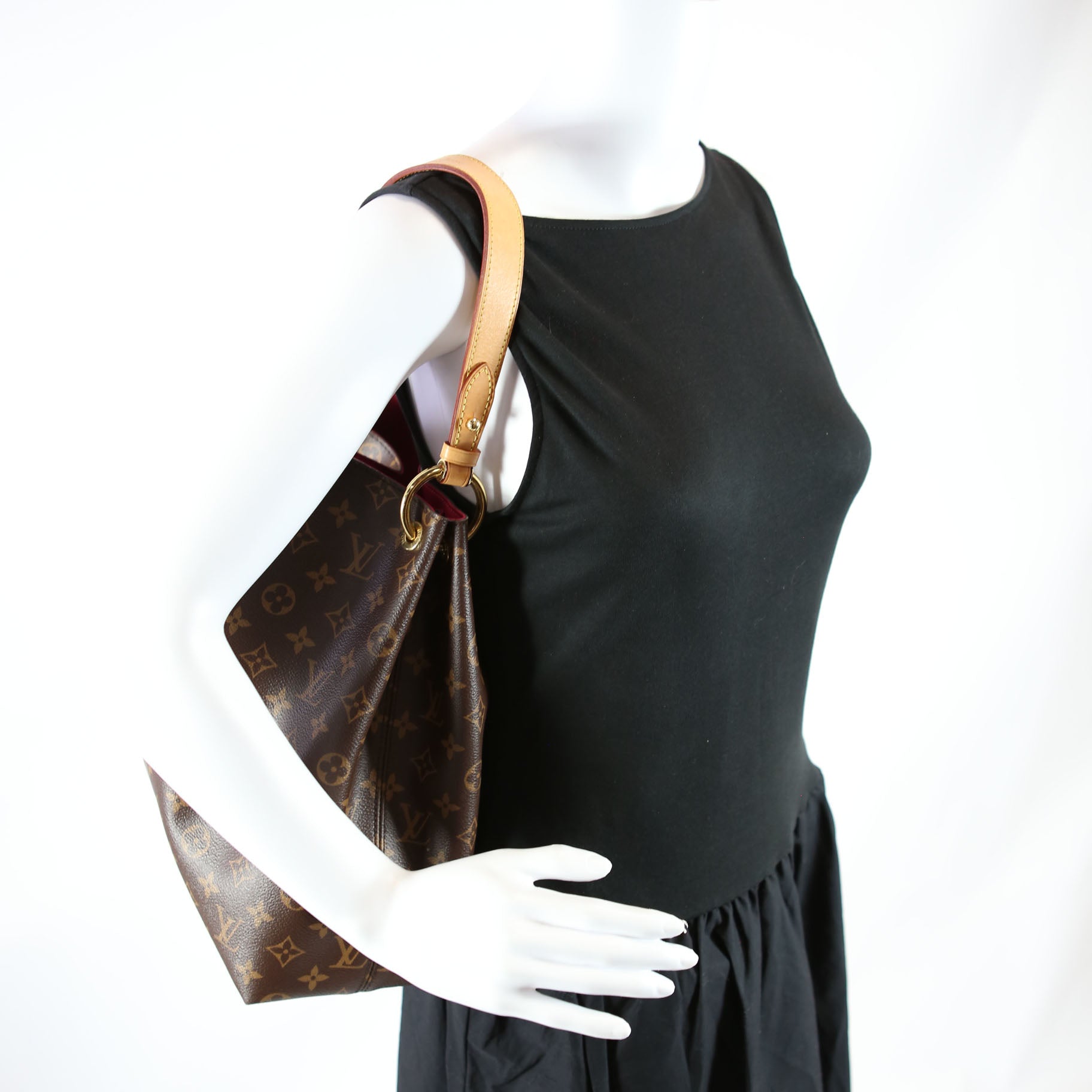 Graceful MM Monogram Brown/Berry