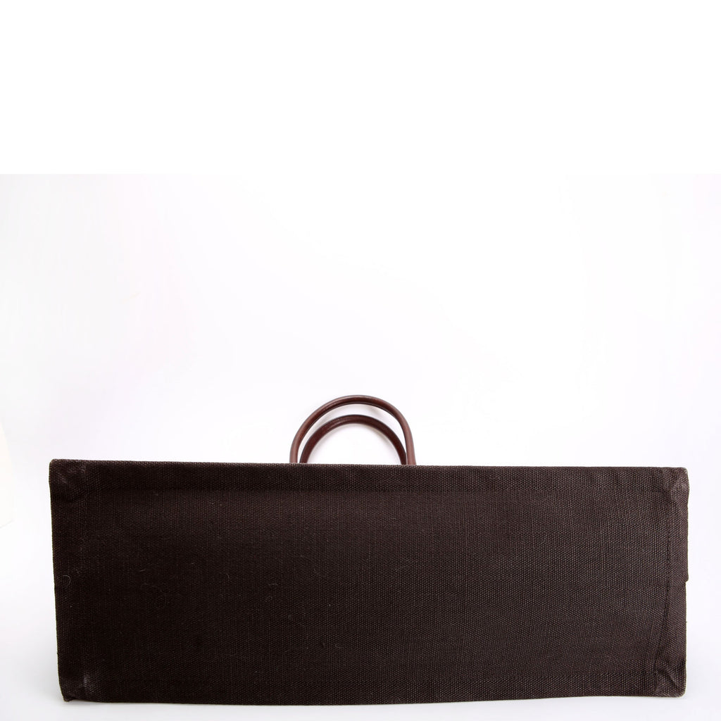 Rive Gauche Canvas Tote Bag 499290 Brown/Beige