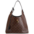 Flower Hobo Monogram Brown/Black
