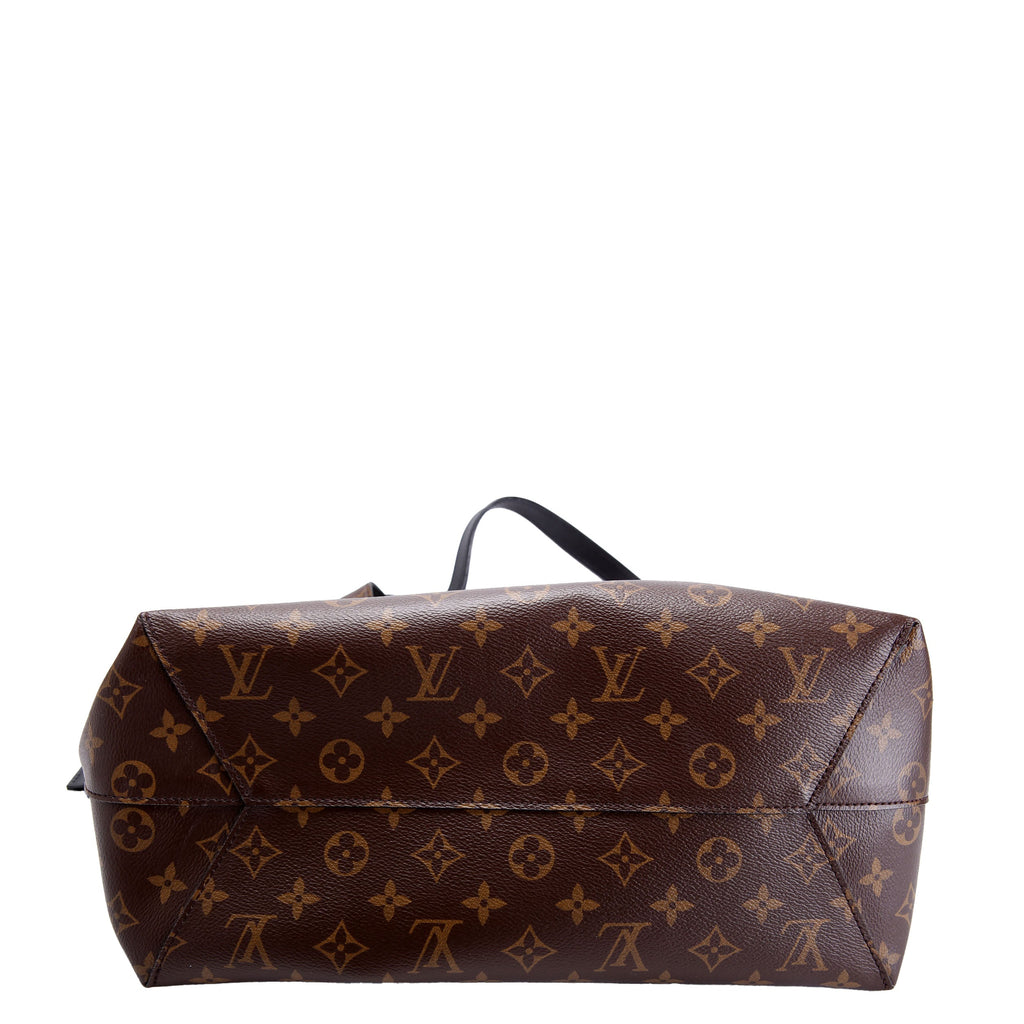 Flower Hobo Monogram Brown/Black