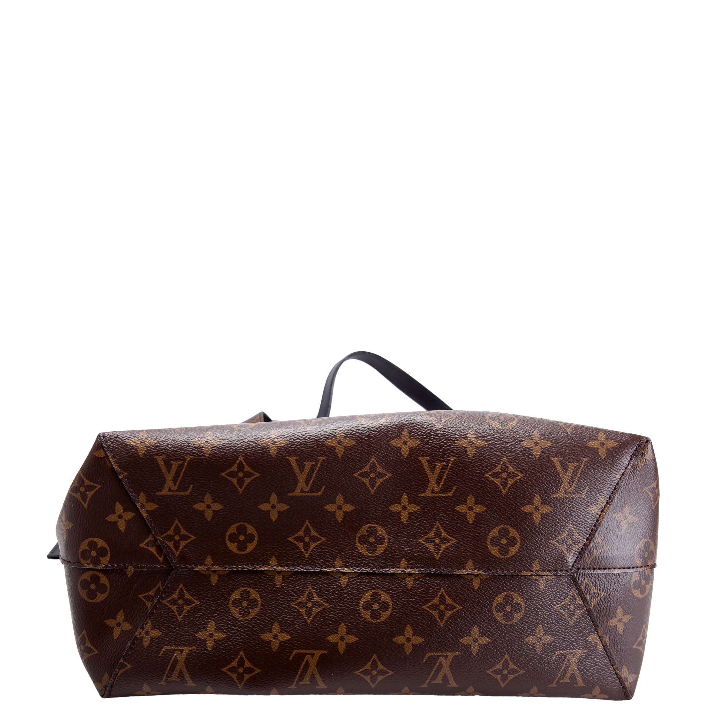 Flower Hobo Monogram Brown/Black