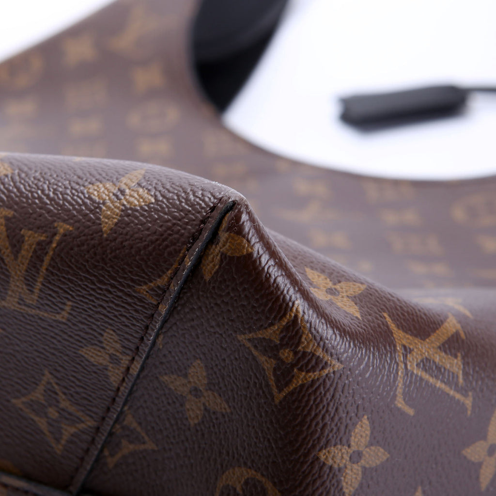 Flower Hobo Monogram Brown/Black
