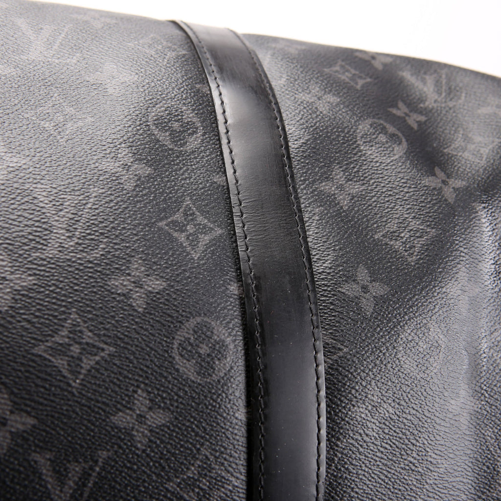 Keepall 55 Eclipse Bandouliere Black/Gray