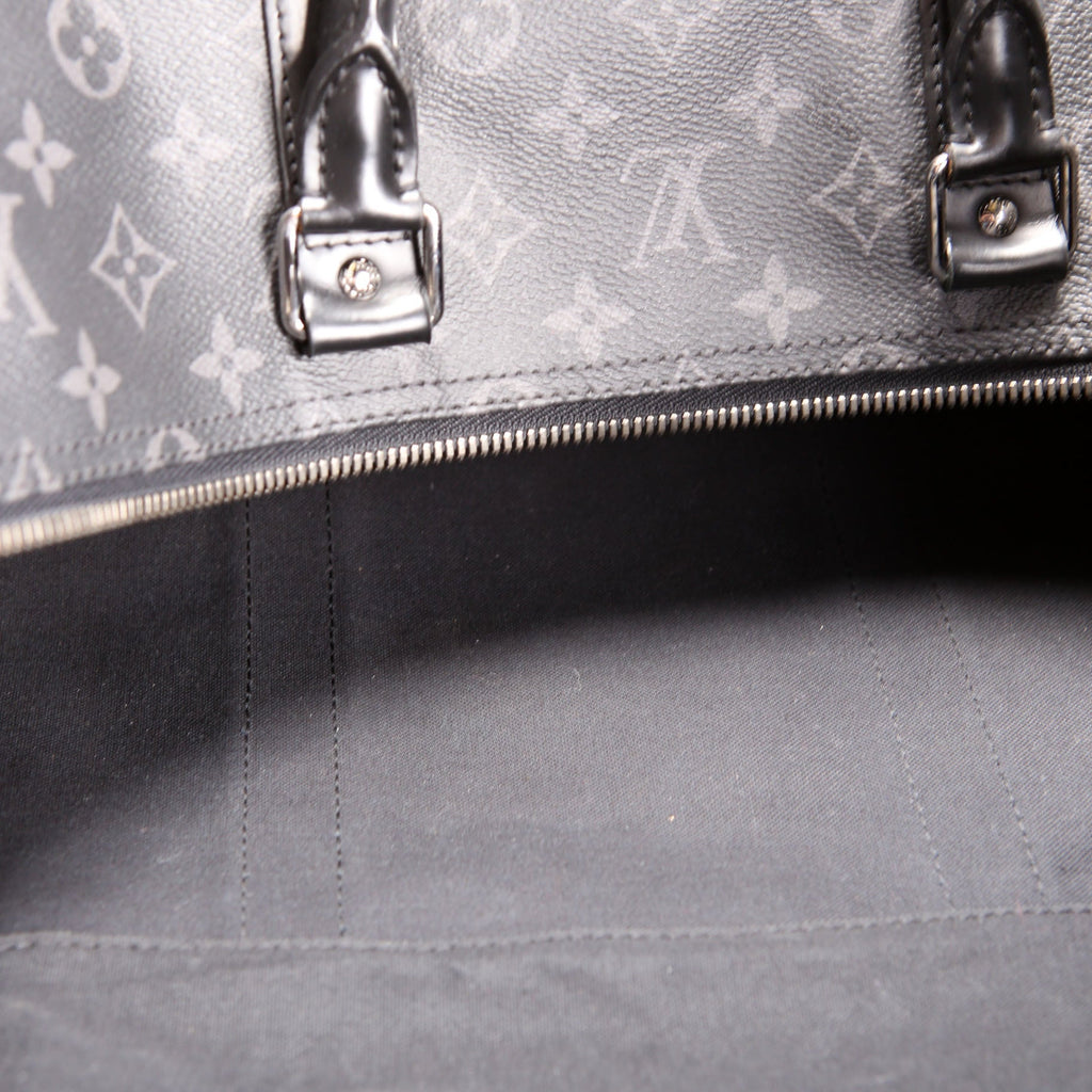 Keepall 55 Eclipse Bandouliere Black/Gray