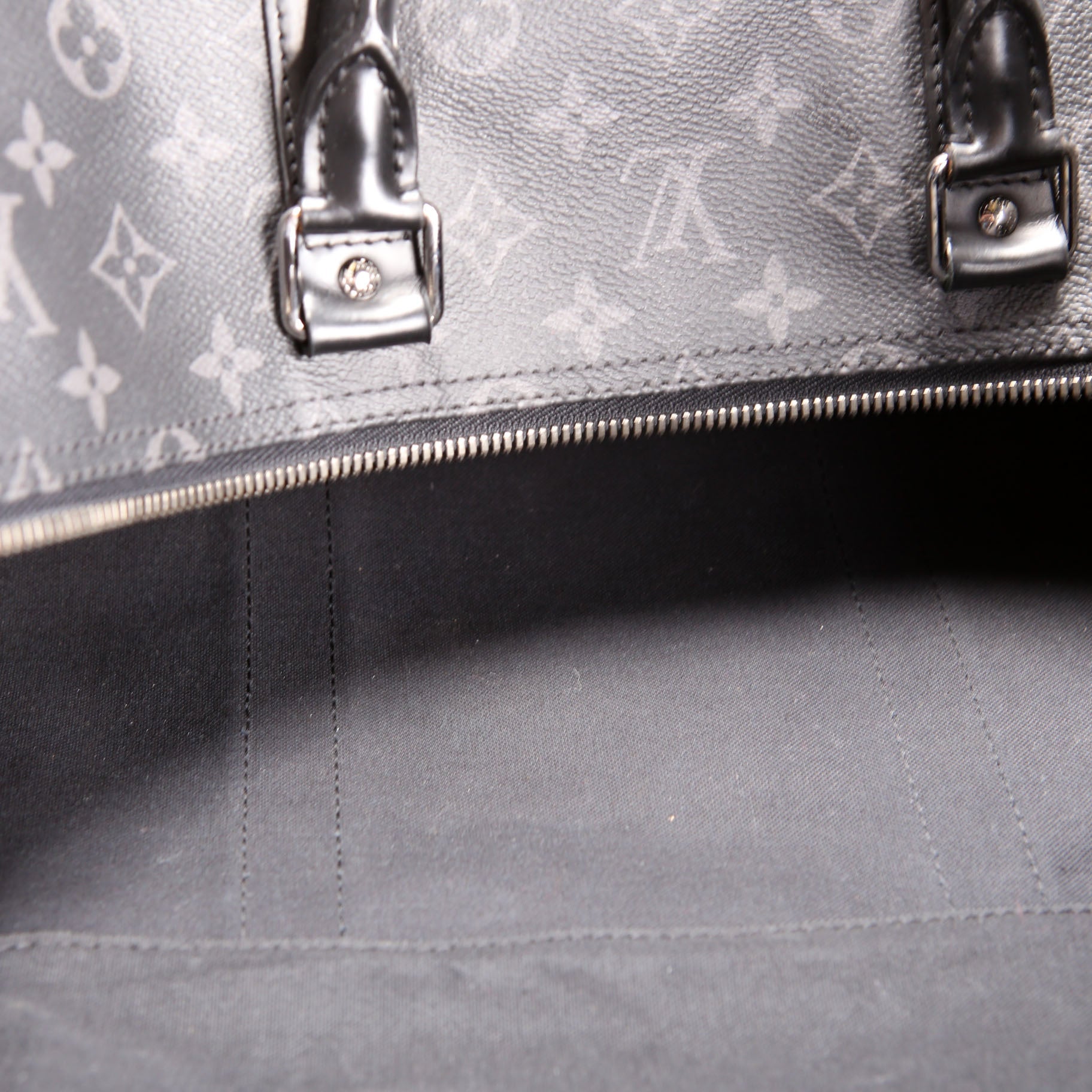 Keepall 55 Eclipse Bandouliere Black/Gray