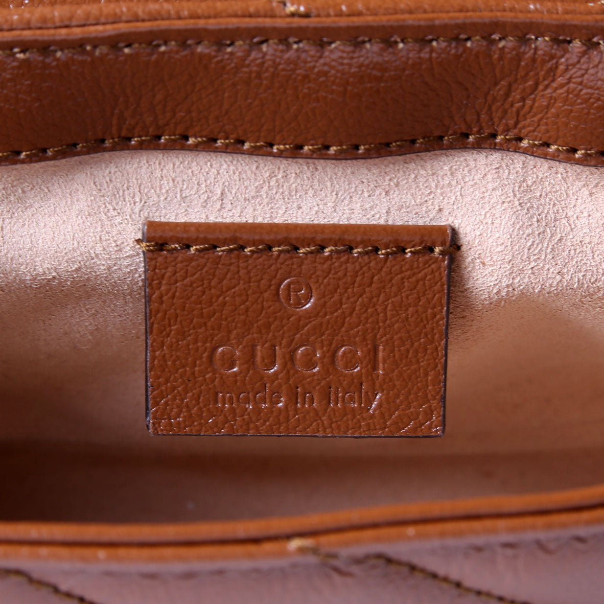 Gucci 476433 Marmont Leather Super Mini Flap
