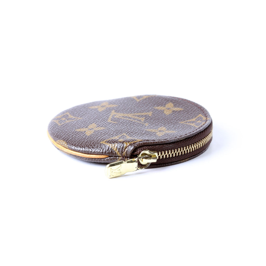 Round Coin Purse Monogram