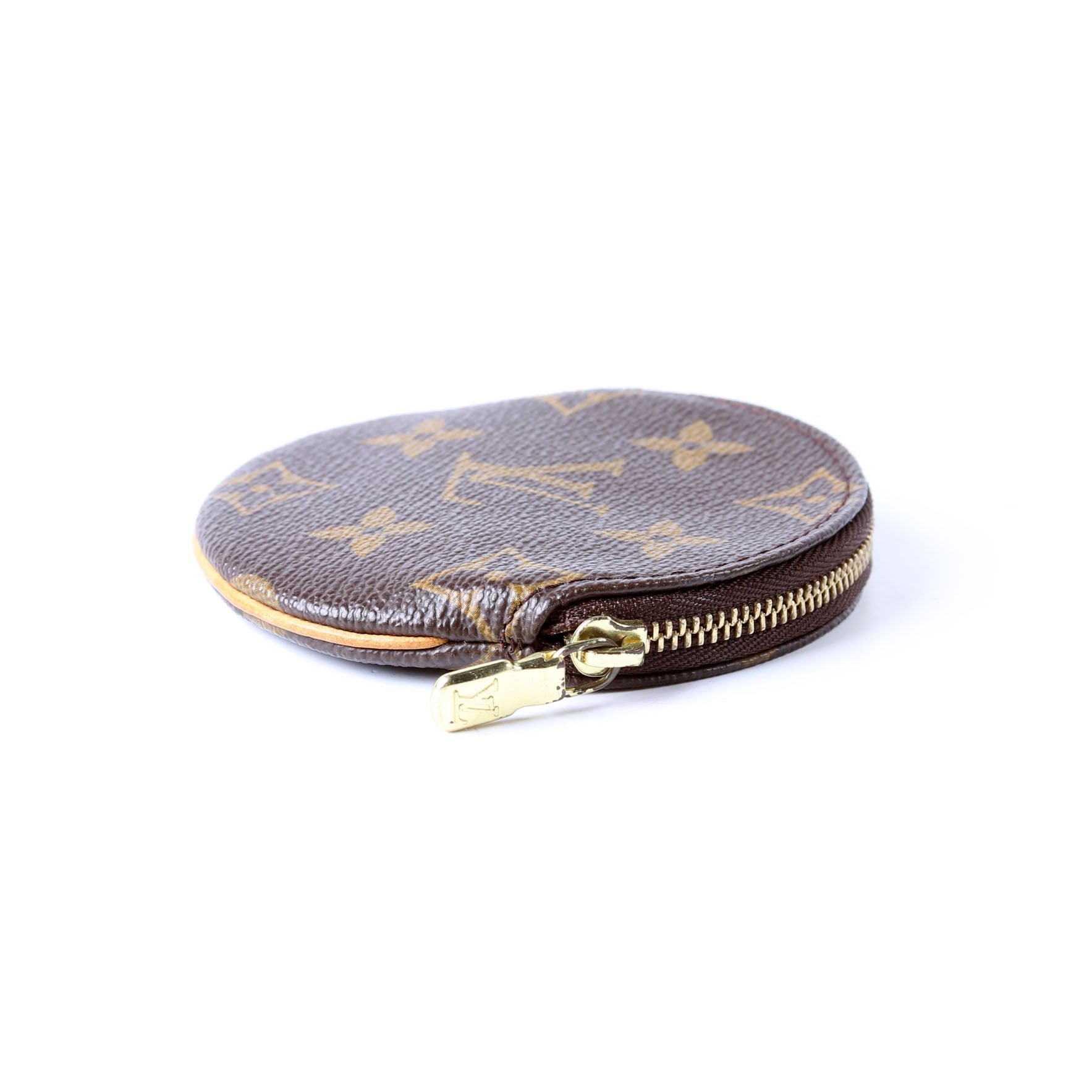 Round Coin Purse Monogram