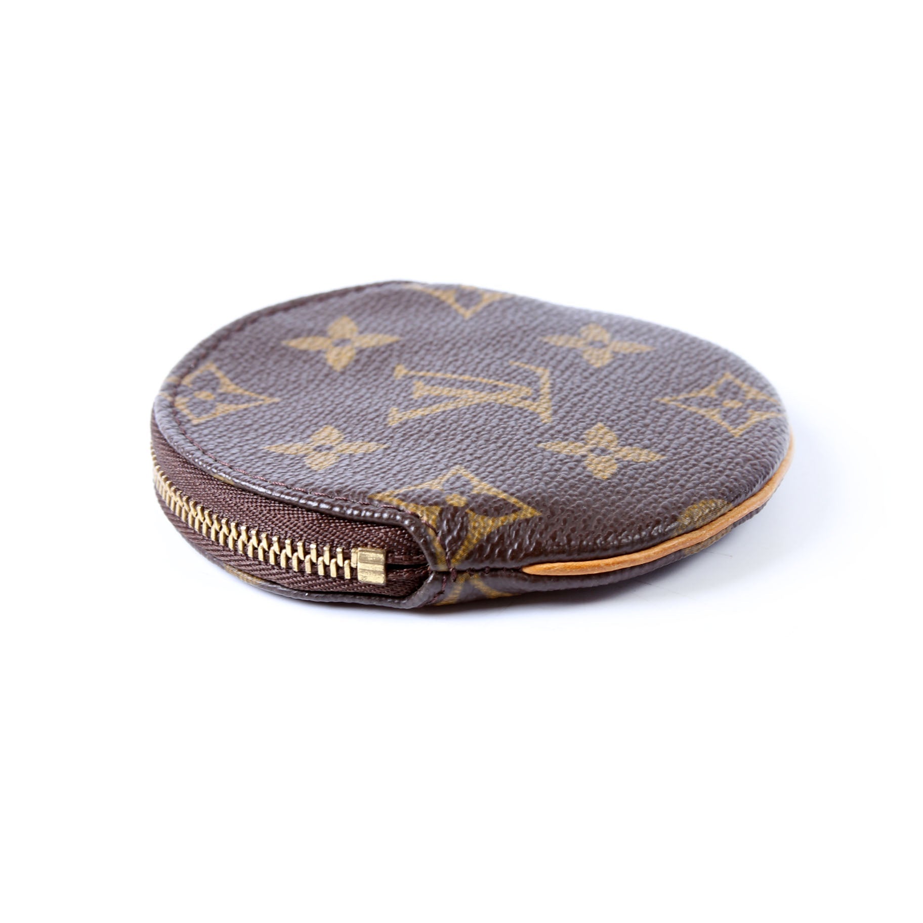 Round Coin Purse Monogram