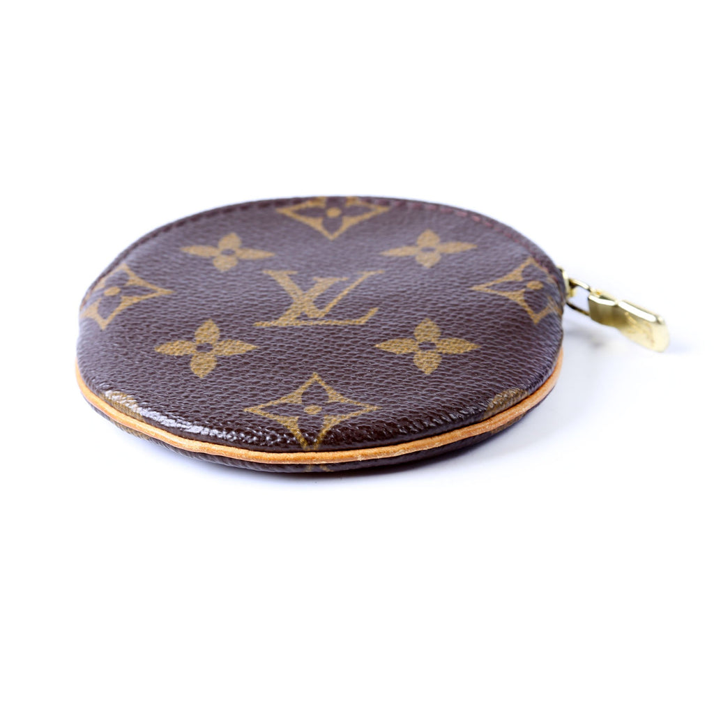 Round Coin Purse Monogram
