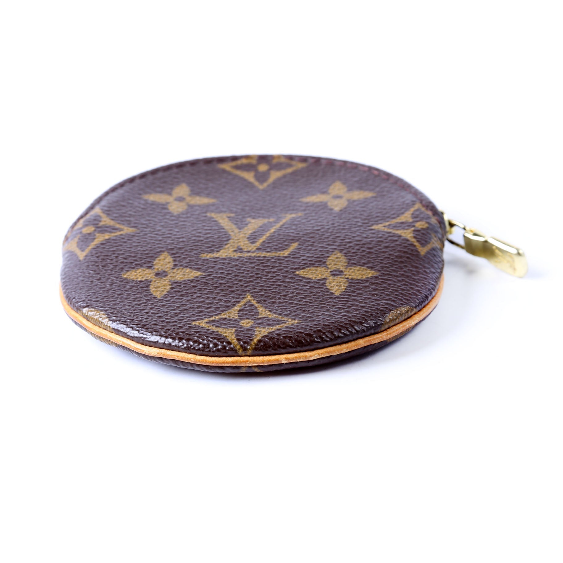 Round Coin Purse Monogram